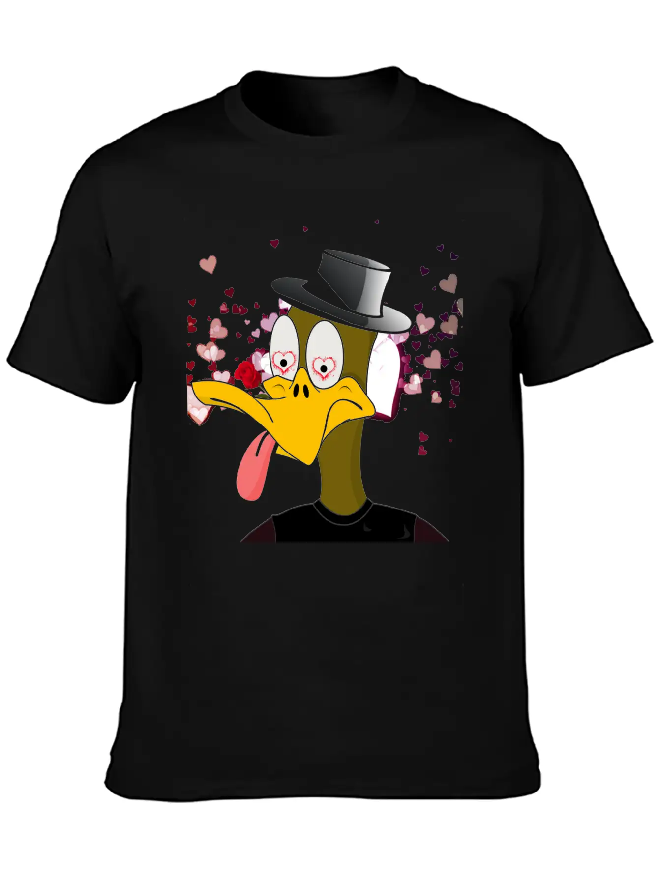 NFT - Nerd Duck ( D-002 ) Essential Cotton Tee For Daily Outfits ¨C Unisex Style