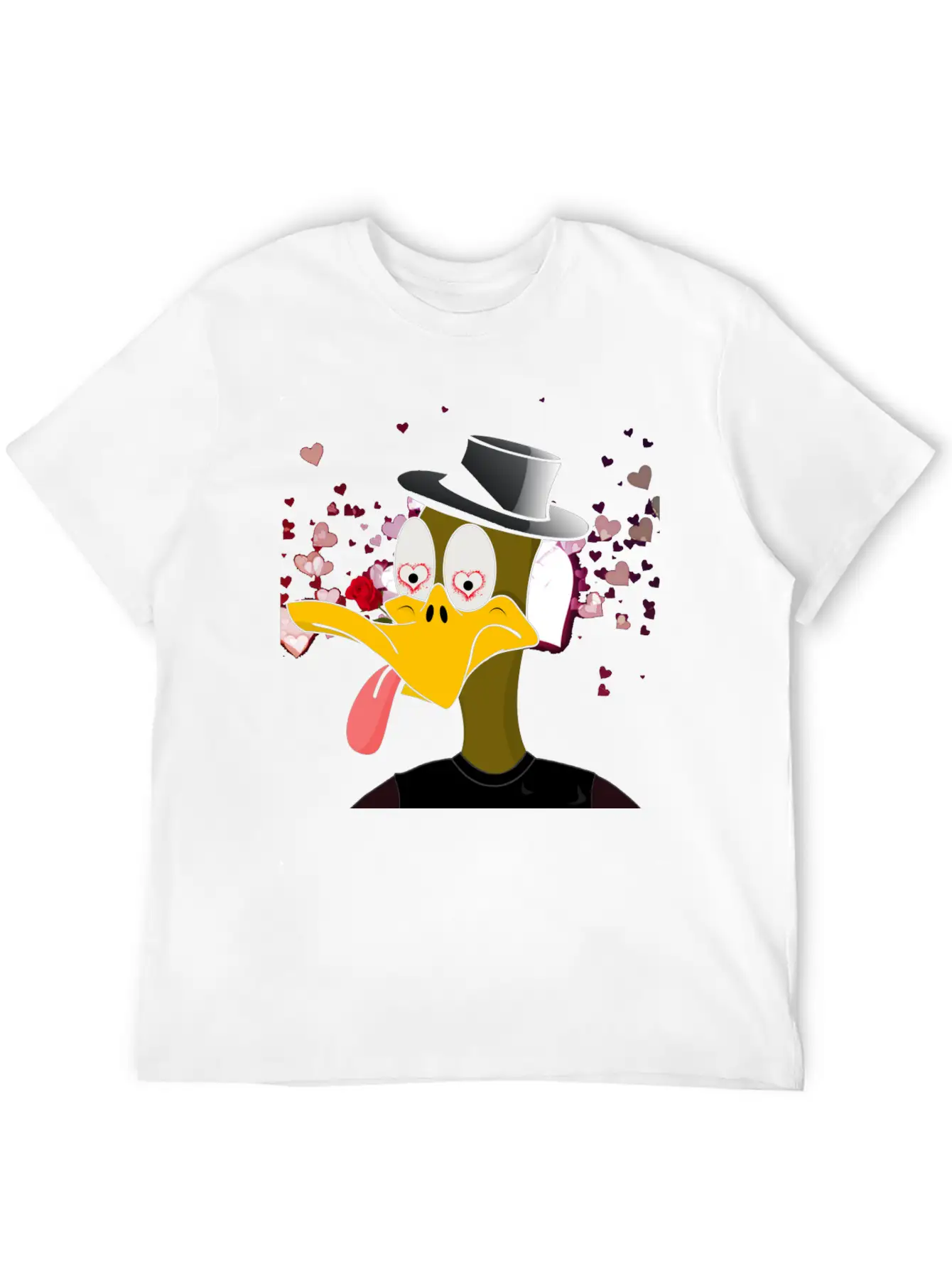 NFT - Nerd Duck ( D-002 ) Essential Cotton Tee For Daily Outfits ¨C Unisex Style