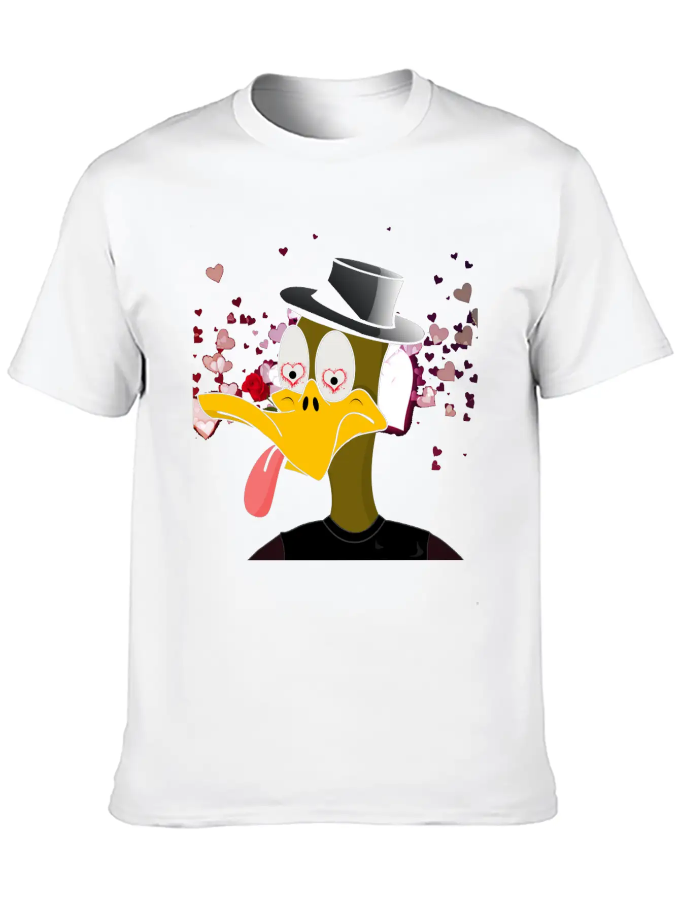 NFT - Nerd Duck ( D-002 ) Essential Cotton Tee For Daily Outfits ¨C Unisex Style