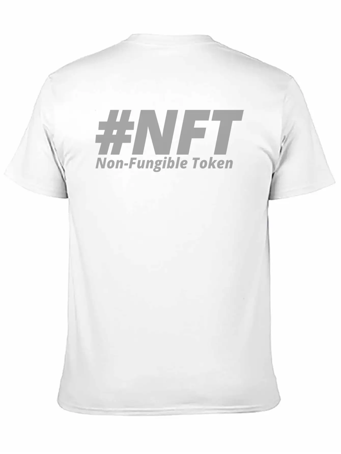 NFT; Non Fungible Token Essential Cotton Tee For Daily Outfits ¨C Unisex Style