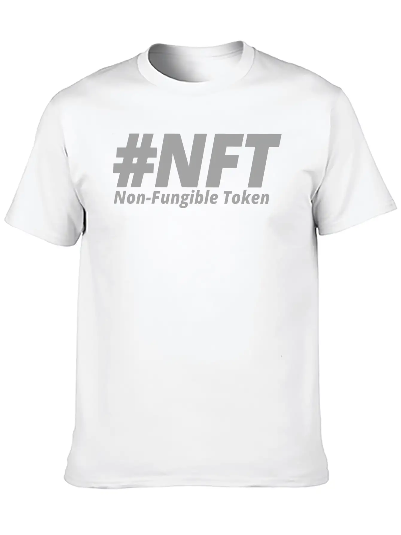 NFT; Non Fungible Token Essential Cotton Tee For Daily Outfits ¨C Unisex Style