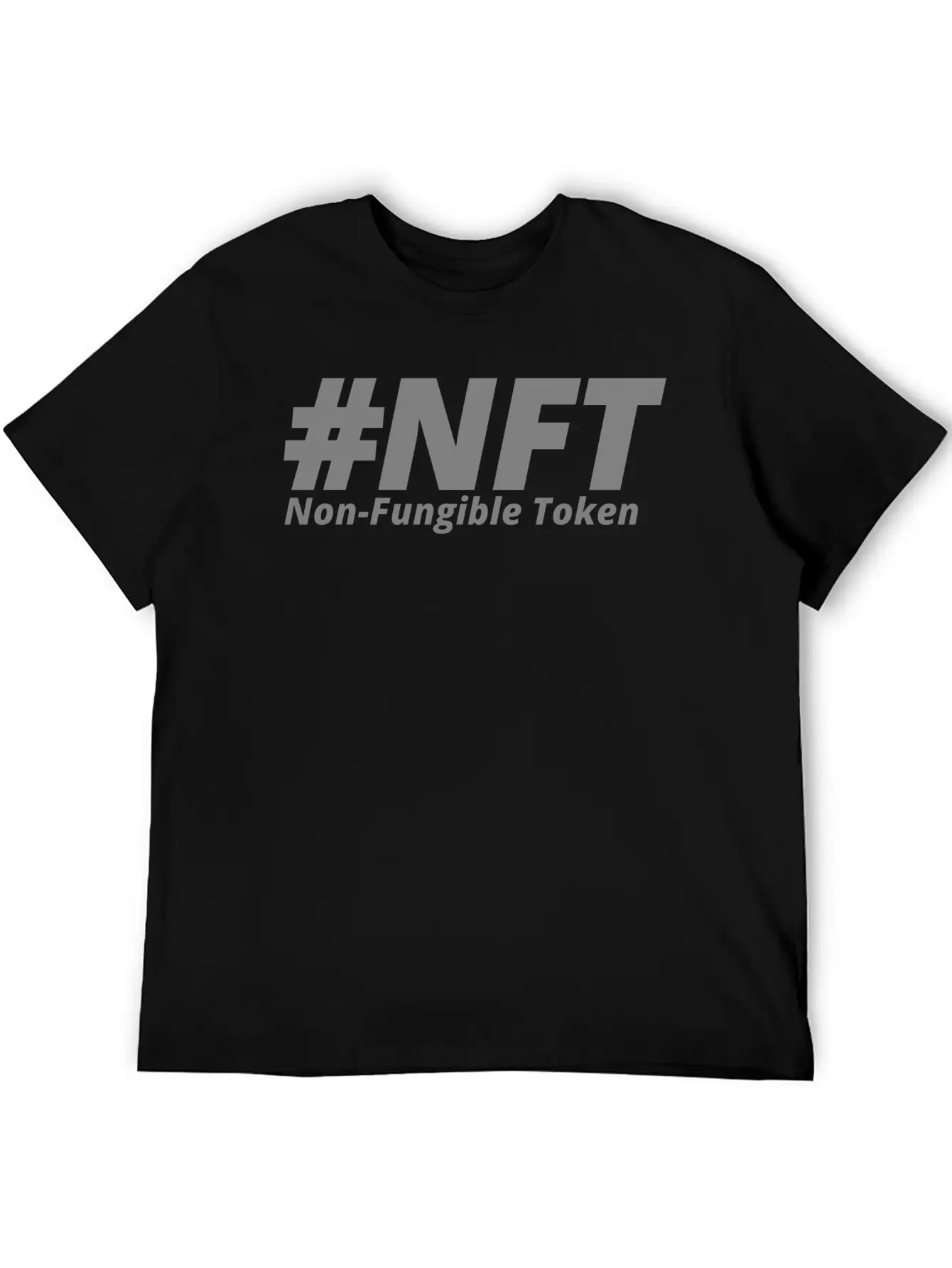 NFT; Non Fungible Token Essential Cotton Tee For Daily Outfits ¨C Unisex Style