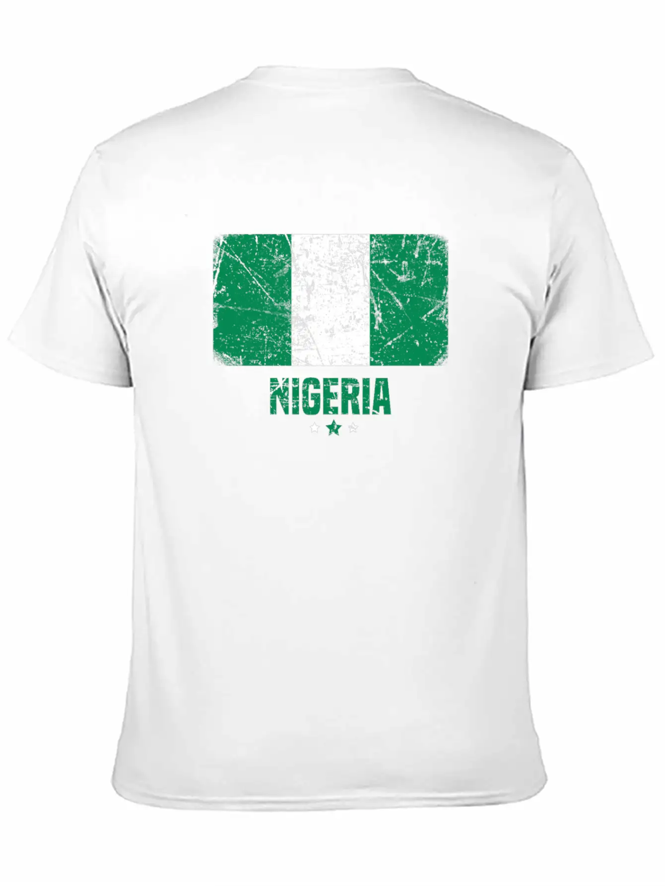 Nigeria Nigerian Flag Essential Cotton Tee For Daily Outfits ¨C Unisex Style