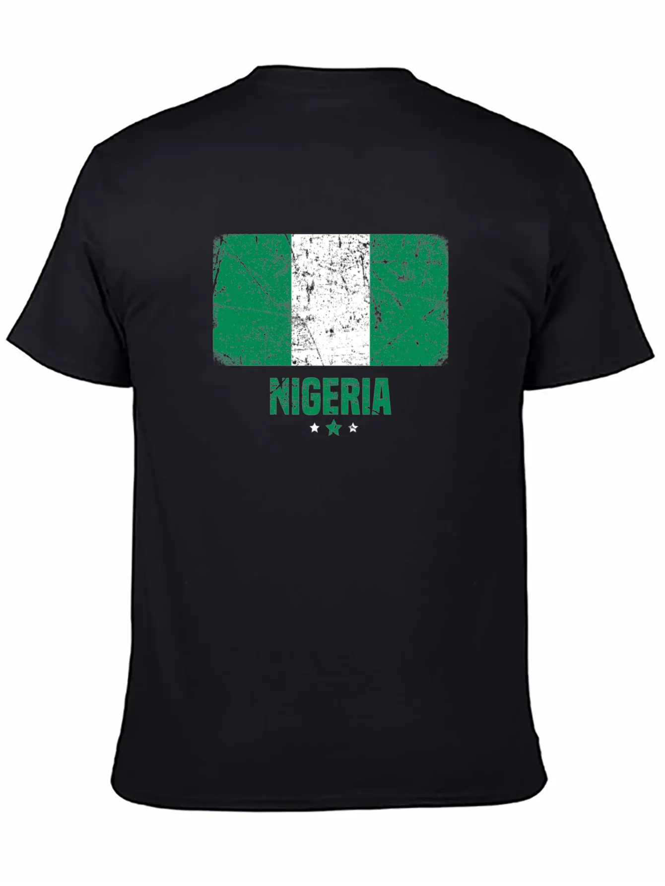 Nigeria Nigerian Flag Essential Cotton Tee For Daily Outfits ¨C Unisex Style