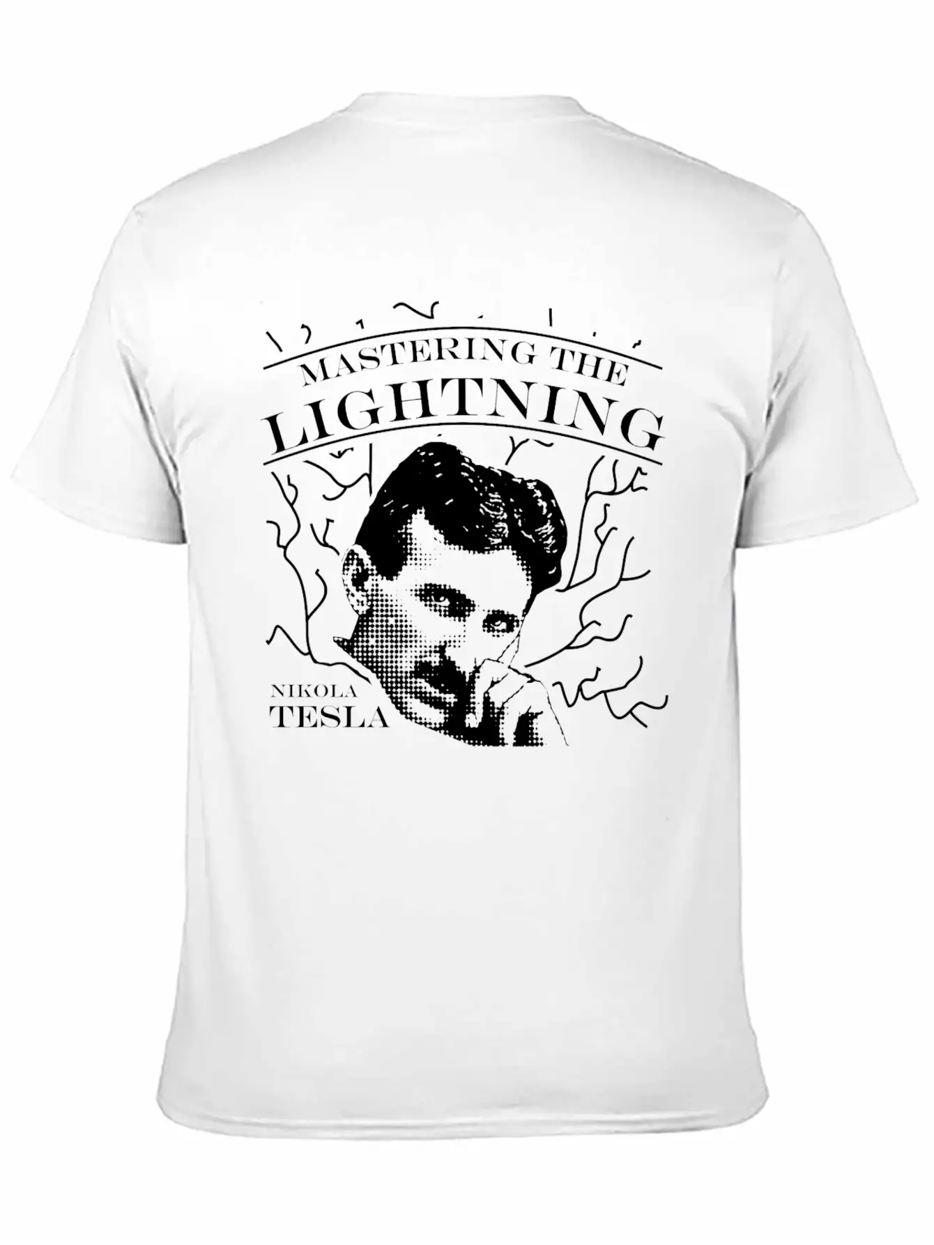 Nikola Tesla Genius Master Energy Power Force Basic Graphic T-Shirt ¨C Daily Comfort In Soft Cotton