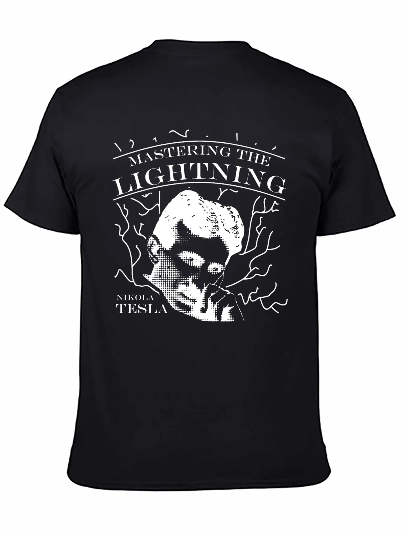 Nikola Tesla Genius Master Energy Power Force Basic Graphic T-Shirt ¨C Daily Comfort In Soft Cotton