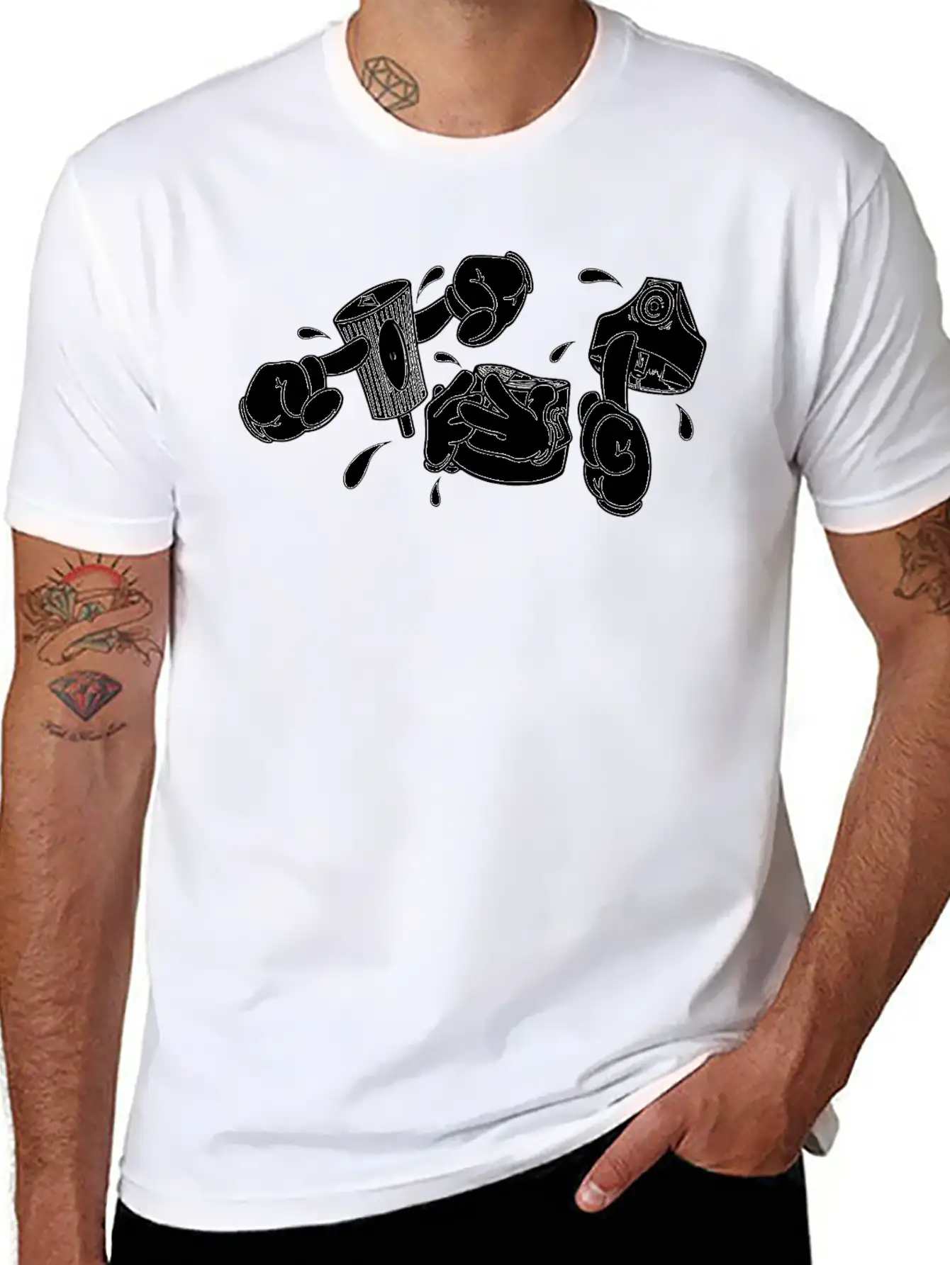 No Evil, Graffiti, Fat Cap Style 6.0 Soft Cotton Short Sleeve Tee ¨C Unisex Wardrobe Staple