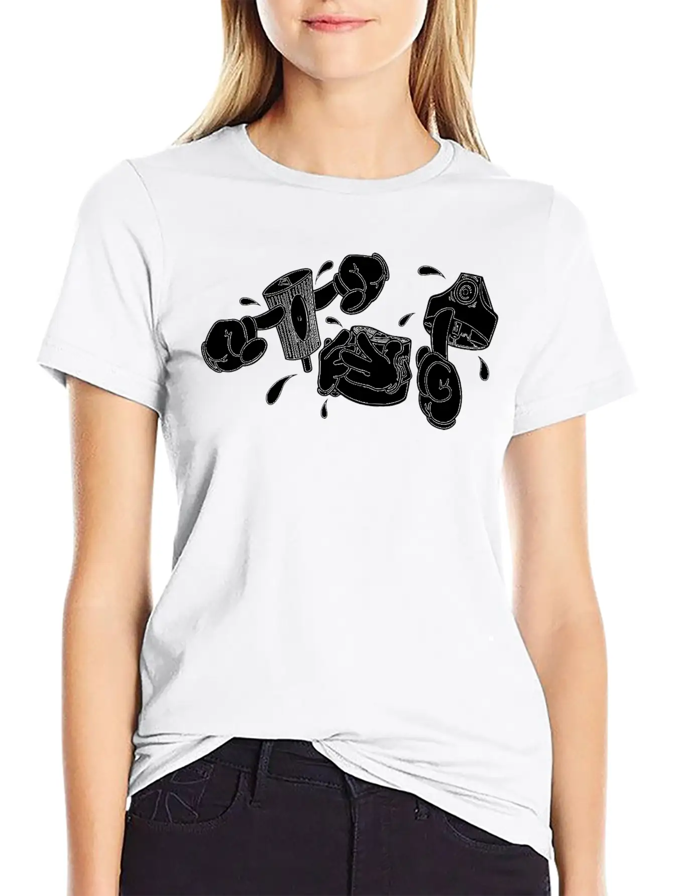 No Evil, Graffiti, Fat Cap Style 6.0 Soft Cotton Short Sleeve Tee ¨C Unisex Wardrobe Staple