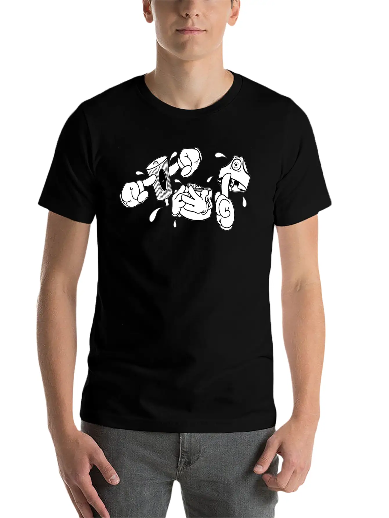 No Evil, Graffiti, Fat Cap Style 6.0 Soft Cotton Short Sleeve Tee ¨C Unisex Wardrobe Staple
