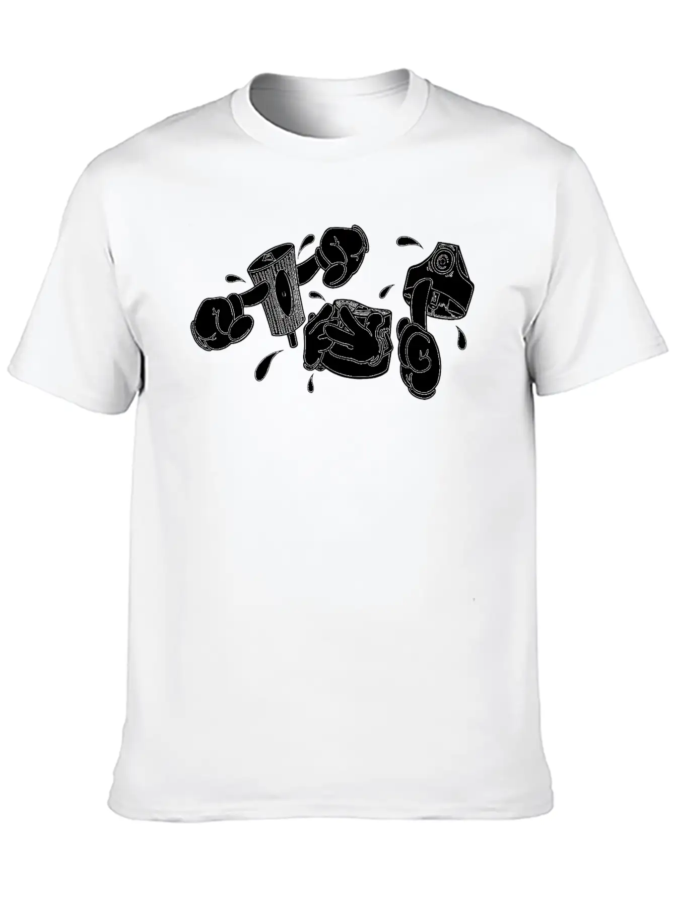 No Evil, Graffiti, Fat Cap Style 6.0 Soft Cotton Short Sleeve Tee ¨C Unisex Wardrobe Staple