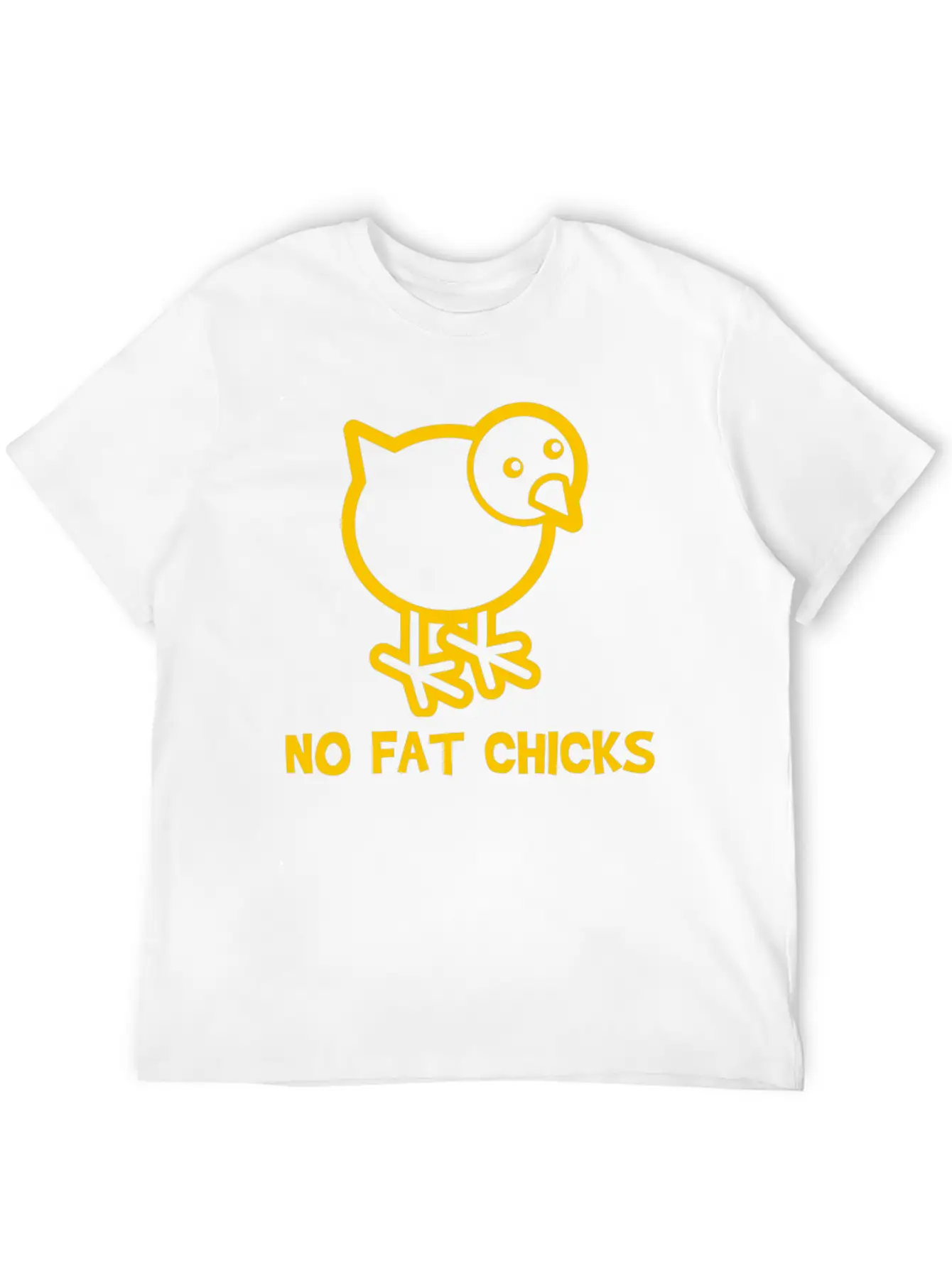 No Fat Chicks Soft Cotton Short Sleeve Tee ¨C Unisex Wardrobe Staple
