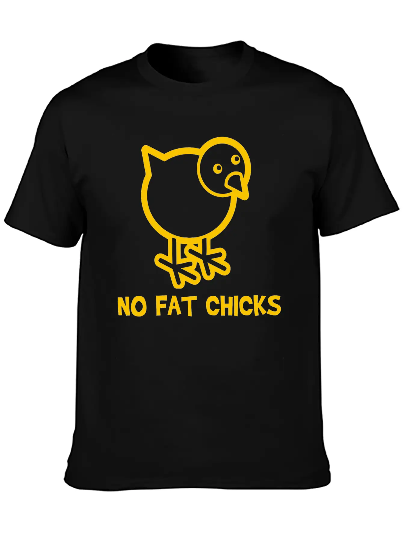 No Fat Chicks Soft Cotton Short Sleeve Tee ¨C Unisex Wardrobe Staple