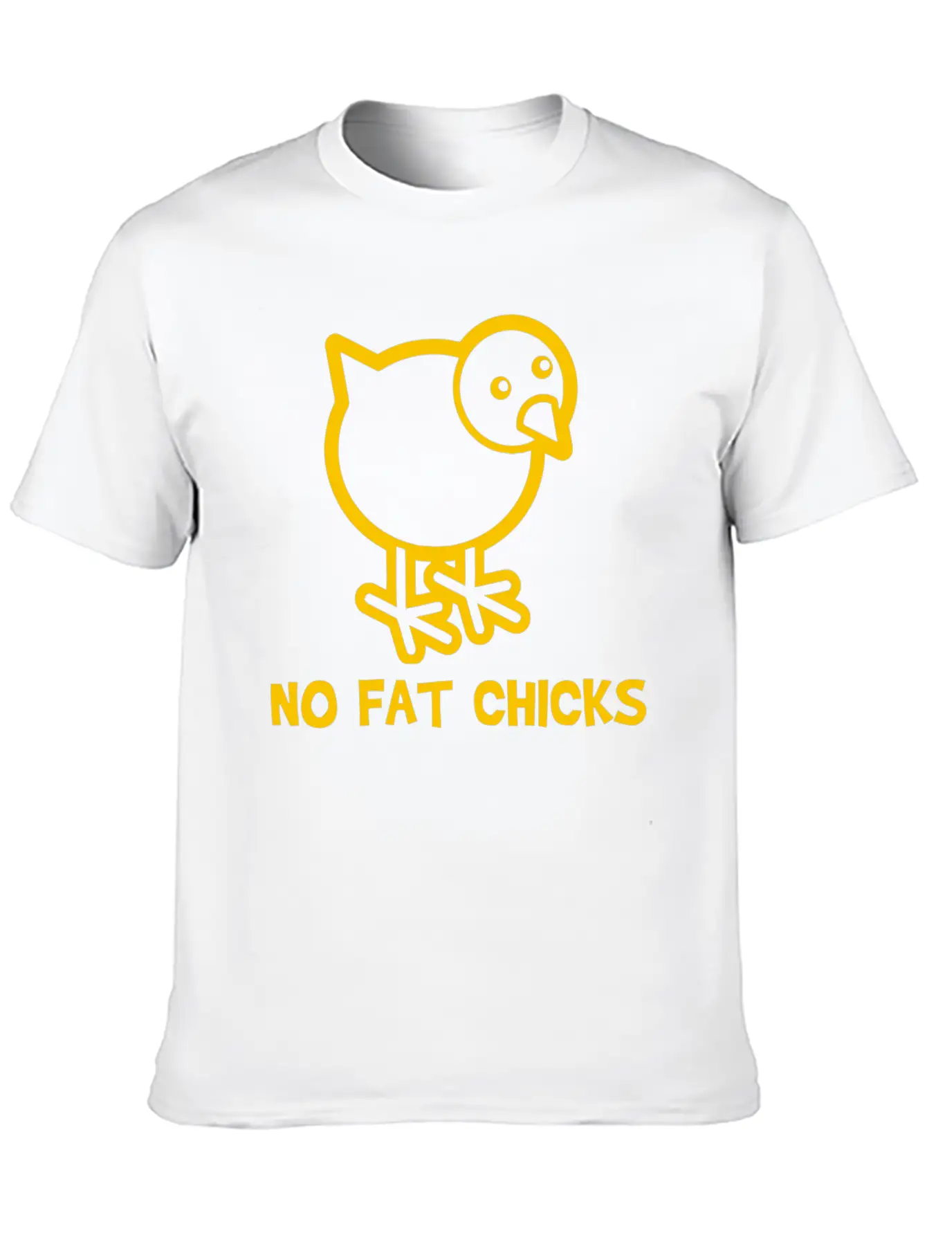 No Fat Chicks Soft Cotton Short Sleeve Tee ¨C Unisex Wardrobe Staple