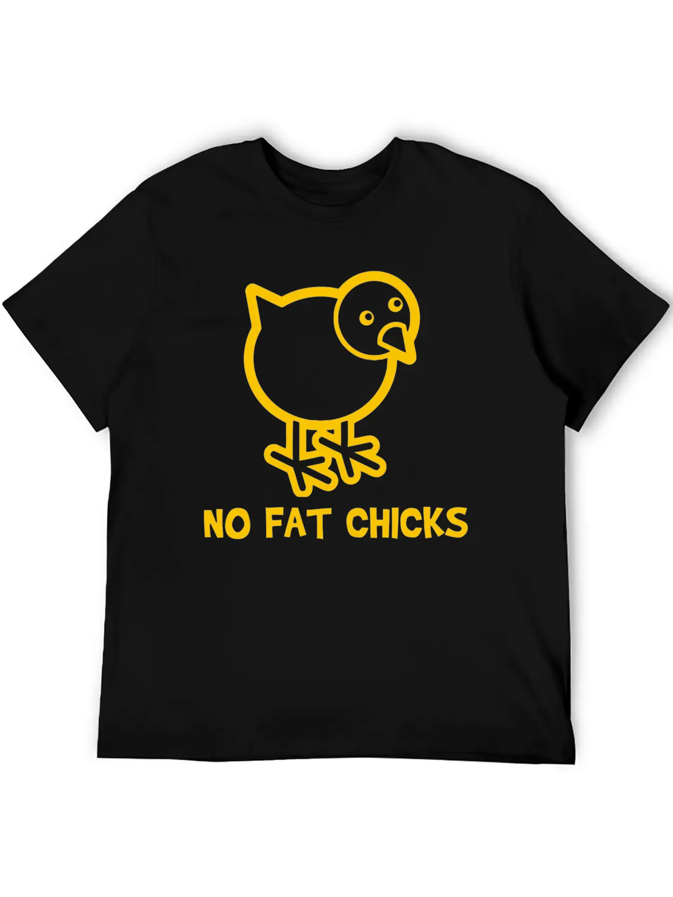 No Fat Chicks Soft Cotton Short Sleeve Tee ¨C Unisex Wardrobe Staple
