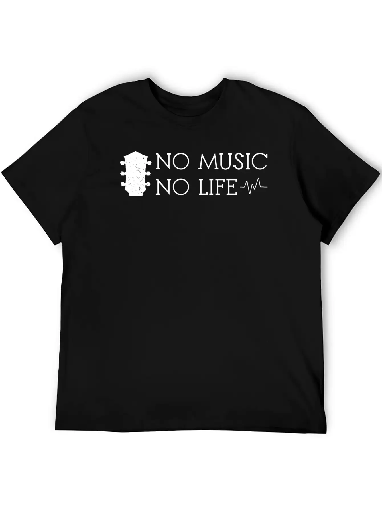 No Music No Life Basic Graphic T-Shirt ¨C Daily Comfort In Soft Cotton