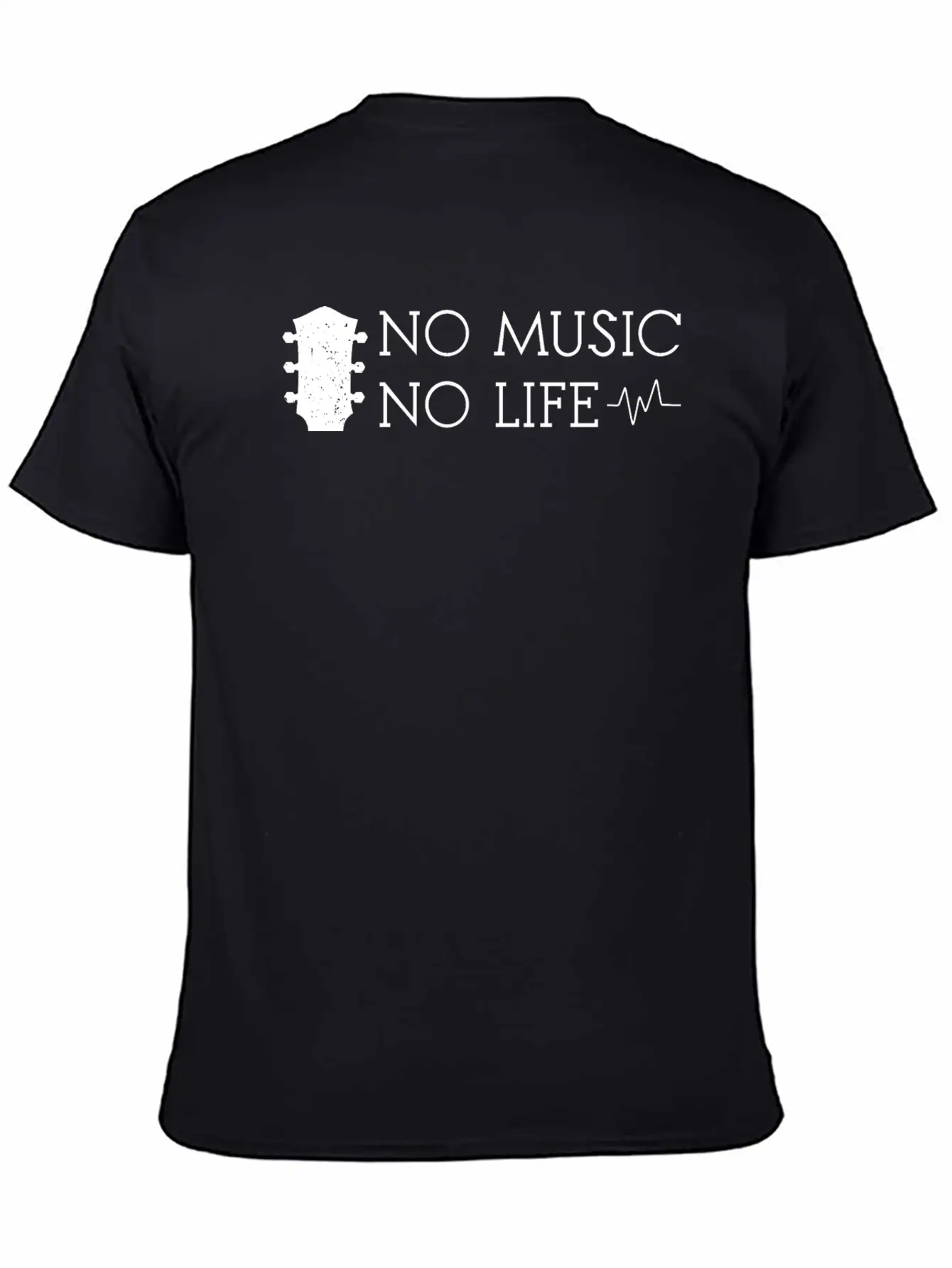 No Music No Life Basic Graphic T-Shirt ¨C Daily Comfort In Soft Cotton
