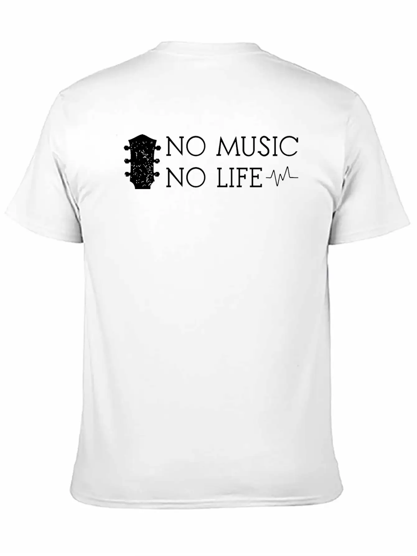 No Music No Life Basic Graphic T-Shirt ¨C Daily Comfort In Soft Cotton