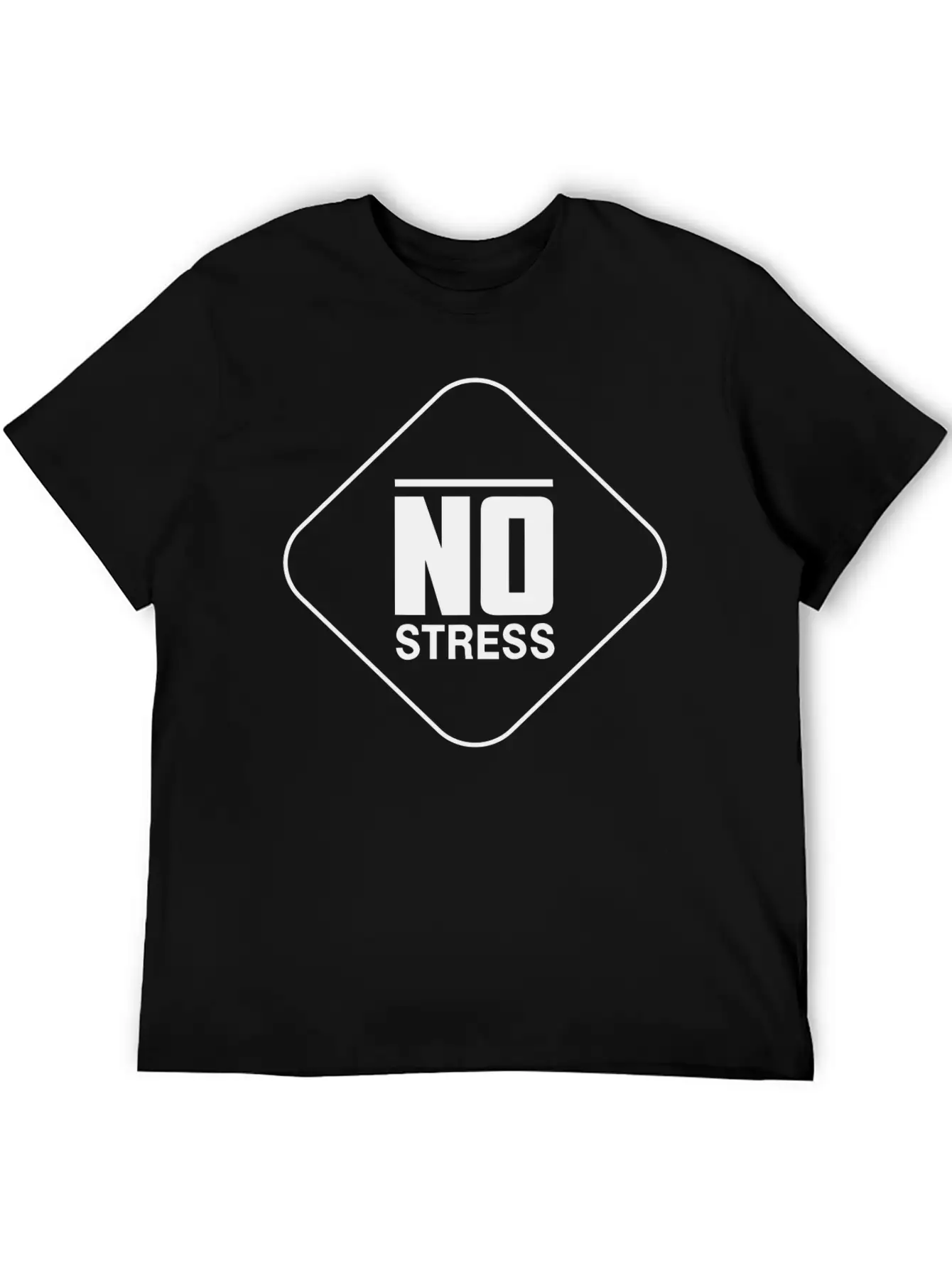 No Stress Basic Graphic T-Shirt ¨C Daily Comfort In Soft Cotton