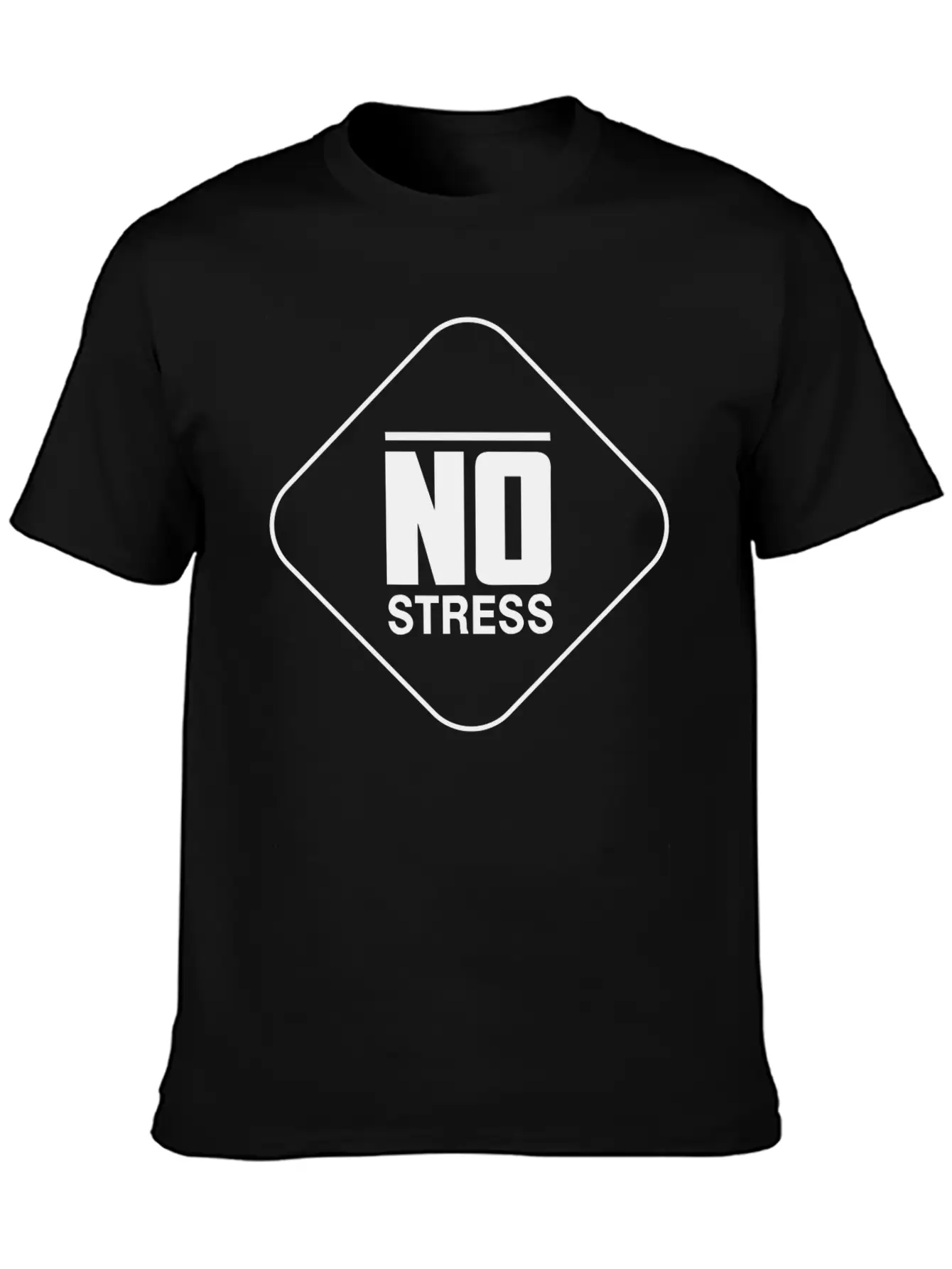 No Stress Basic Graphic T-Shirt ¨C Daily Comfort In Soft Cotton