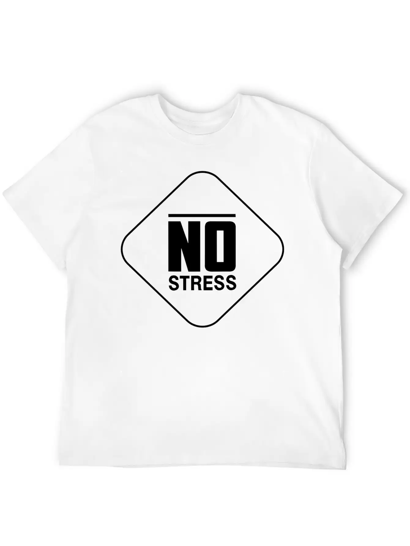 No Stress Basic Graphic T-Shirt ¨C Daily Comfort In Soft Cotton