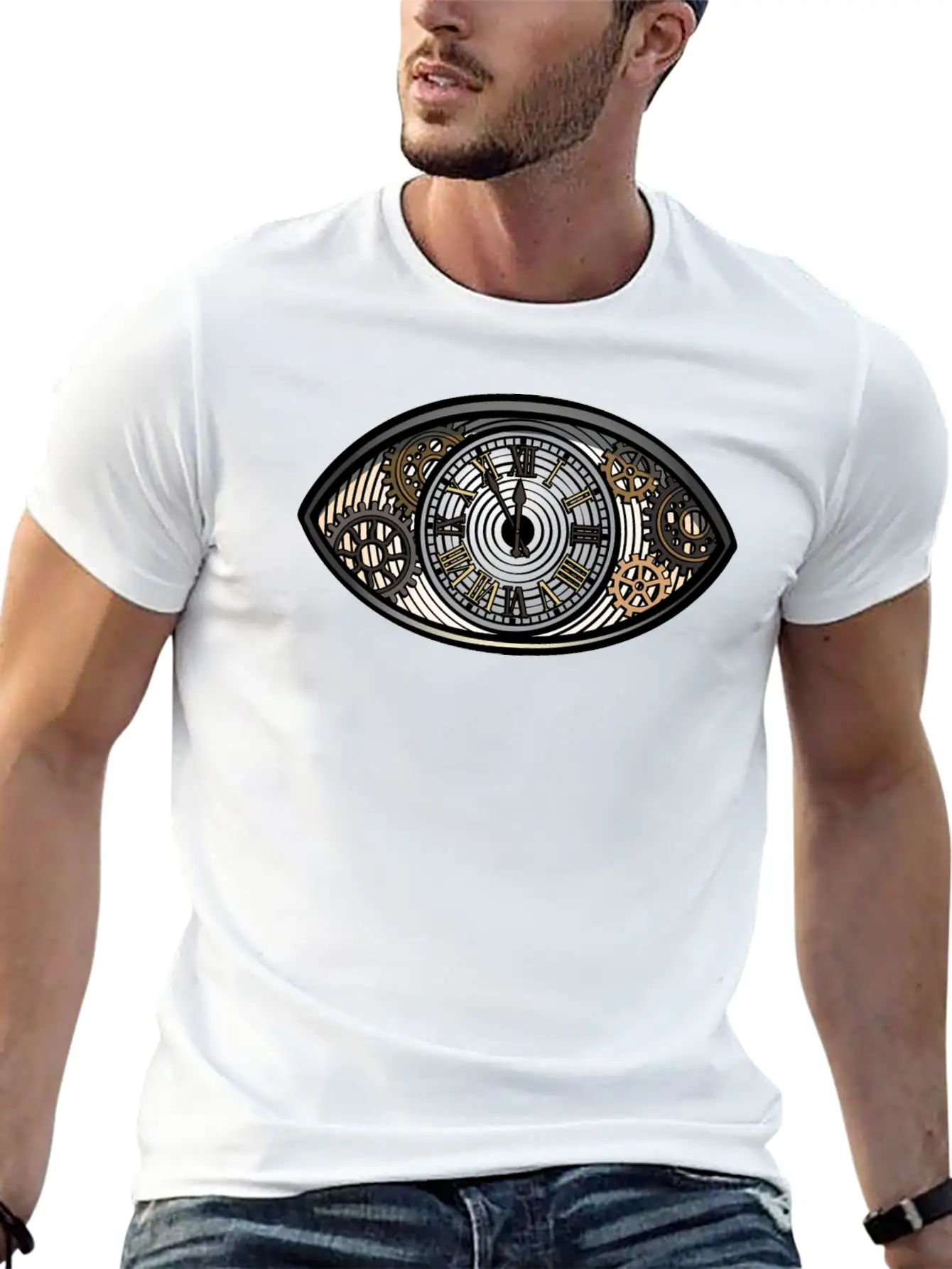 No Time To Waste - Vintage Eye 2 Soft Cotton Short Sleeve Tee ¨C Unisex Wardrobe Staple
