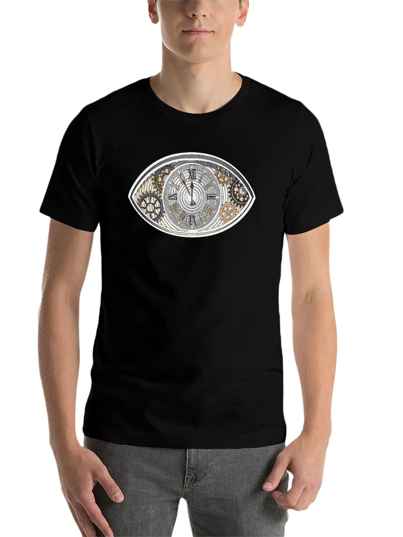 No Time To Waste - Vintage Eye 2 Soft Cotton Short Sleeve Tee ¨C Unisex Wardrobe Staple