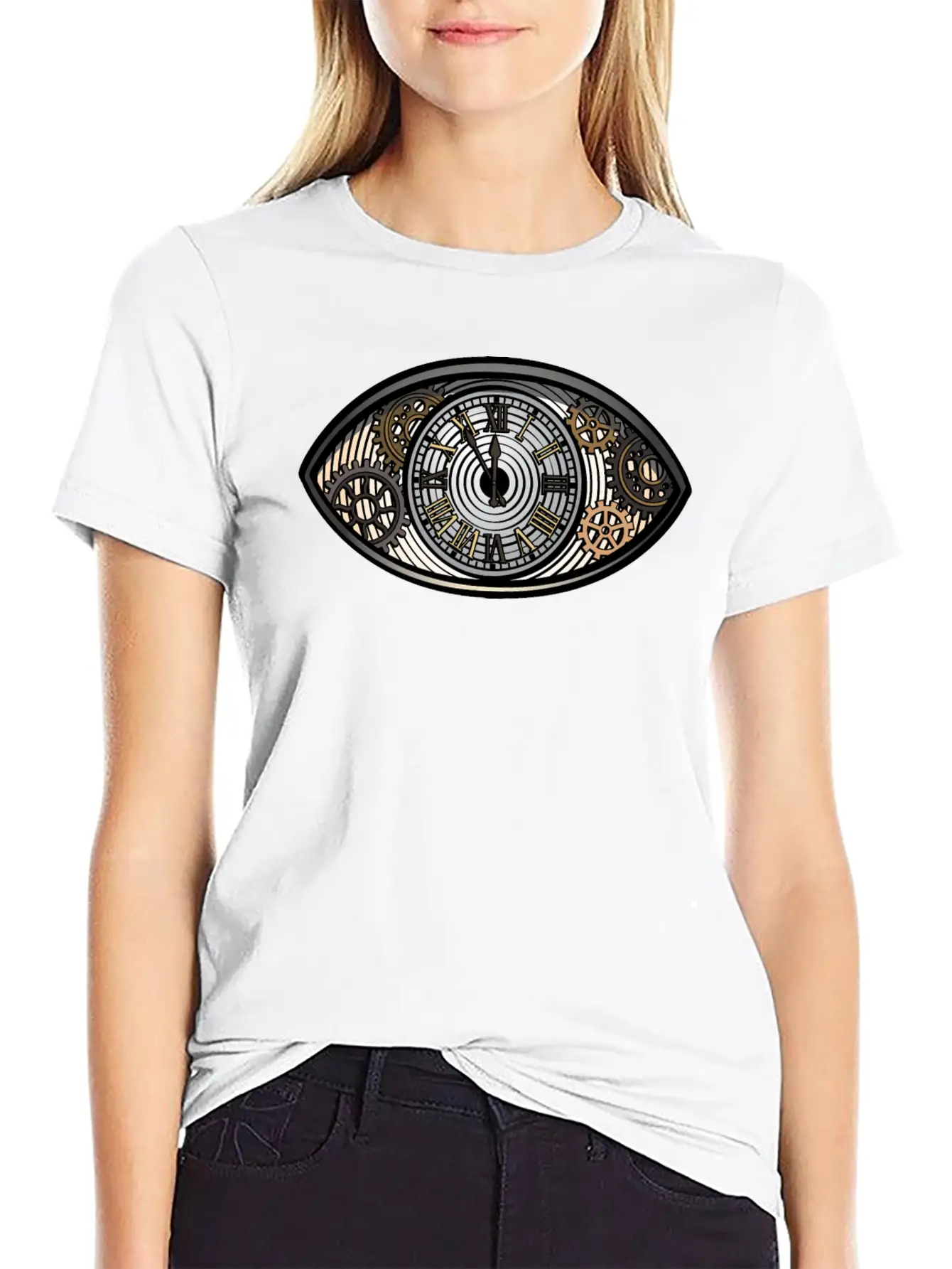No Time To Waste - Vintage Eye 2 Soft Cotton Short Sleeve Tee ¨C Unisex Wardrobe Staple