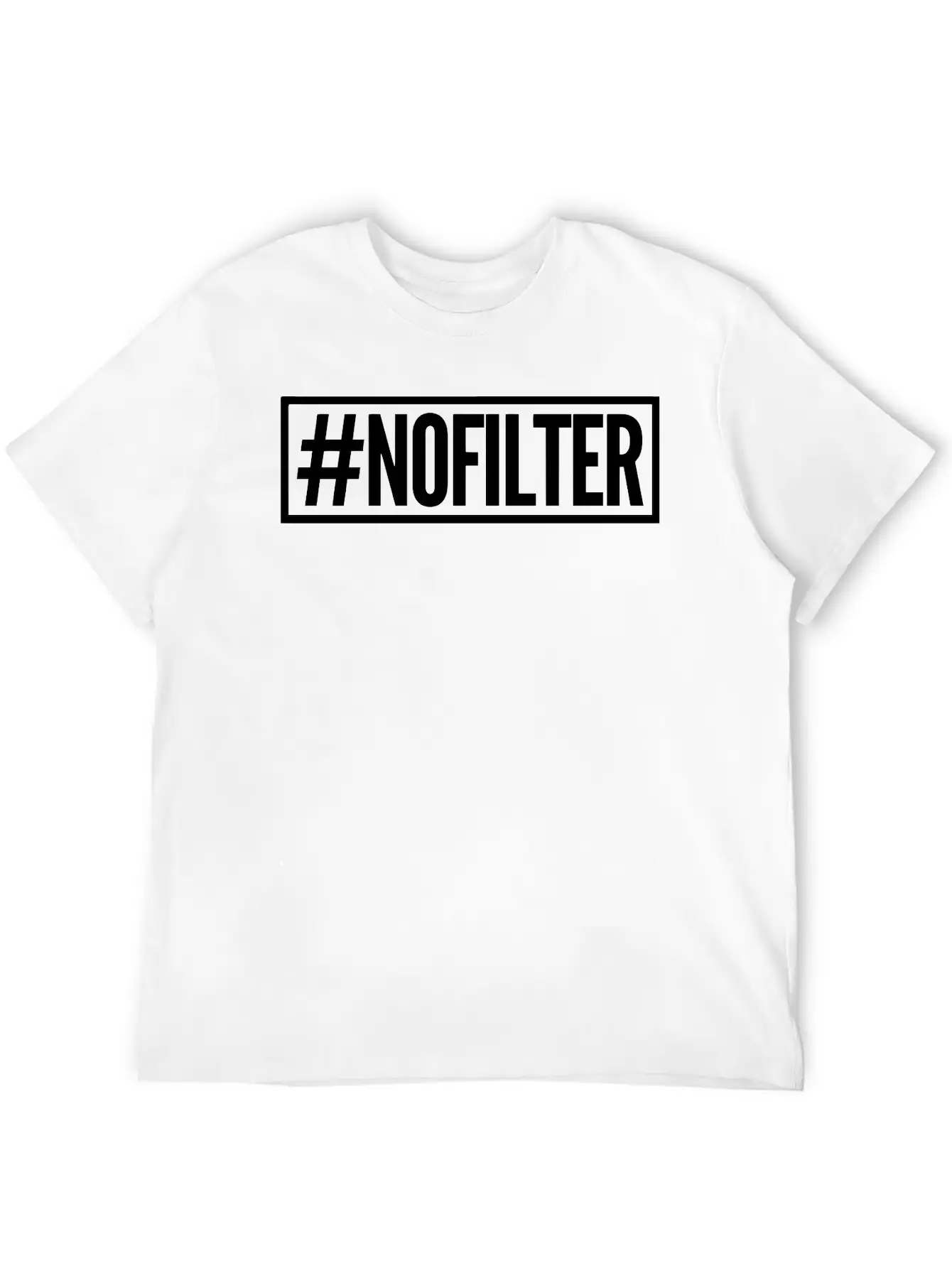 #nofilter Unisex Casual T-Shirt ¨C Clean Design For Daily Comfort