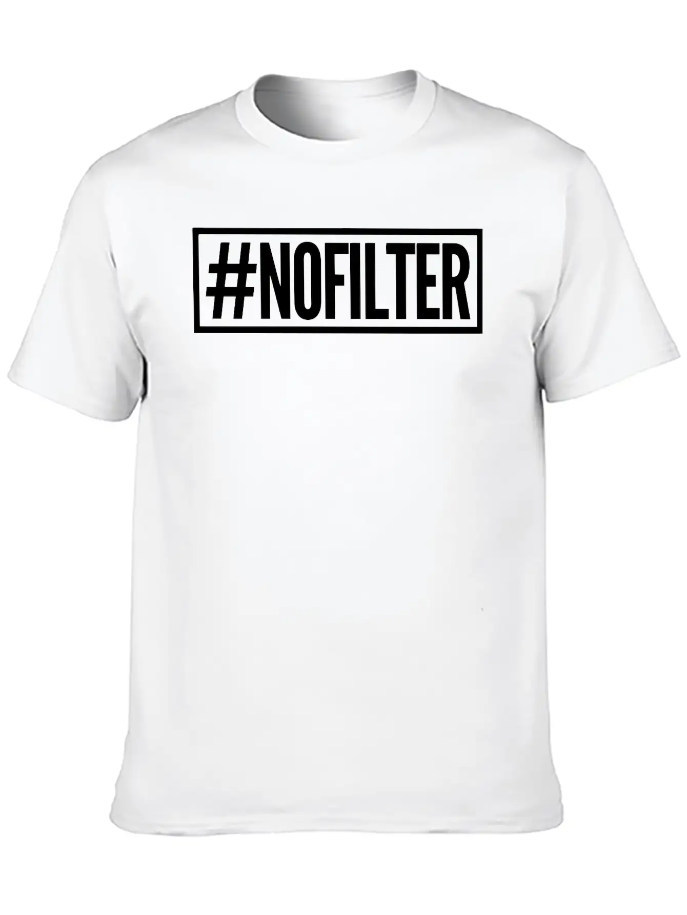 #nofilter Unisex Casual T-Shirt ¨C Clean Design For Daily Comfort