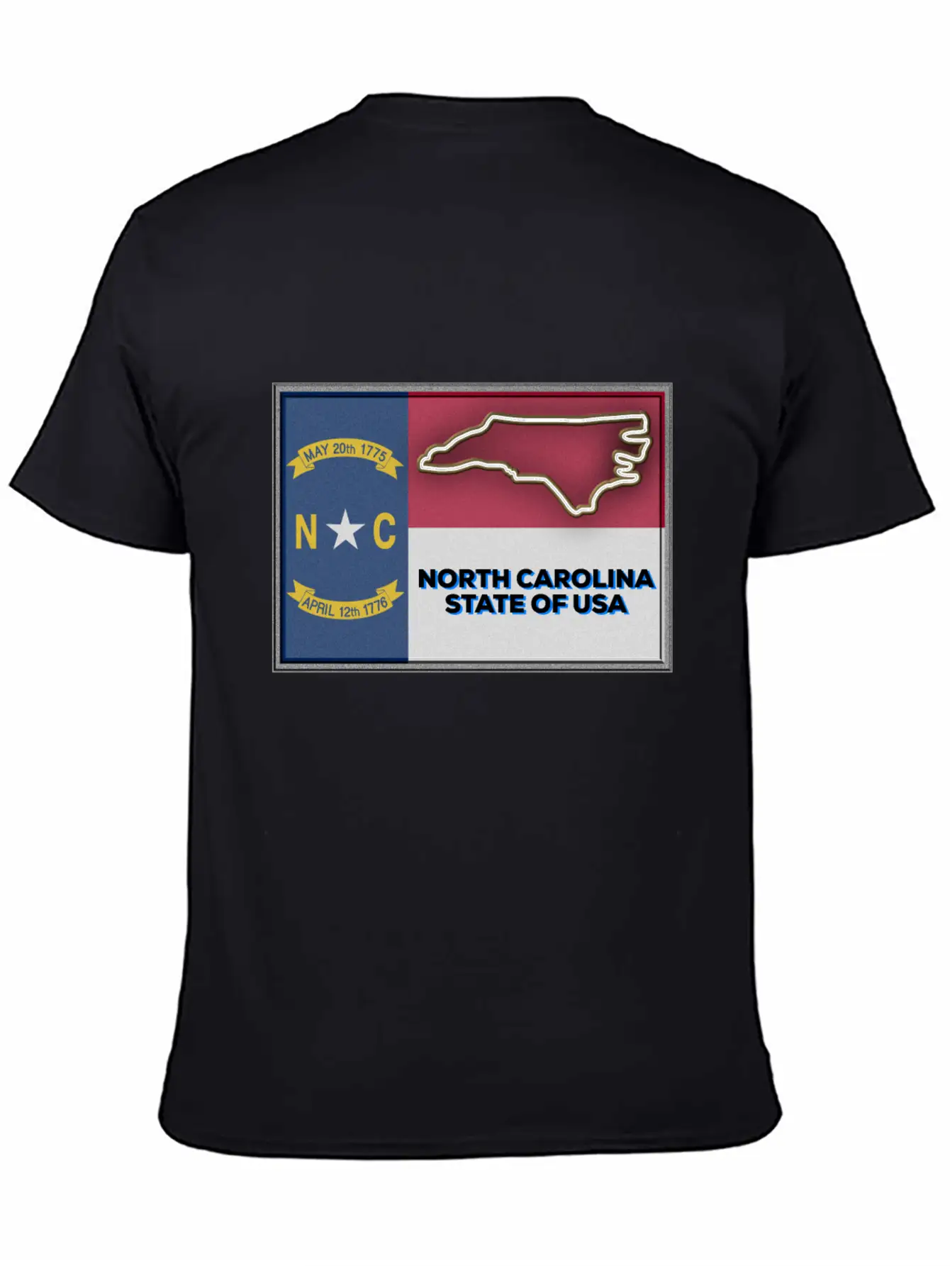 North Carolina State Of The USA Essential Cotton Tee For Daily Outfits ¨C Unisex Style