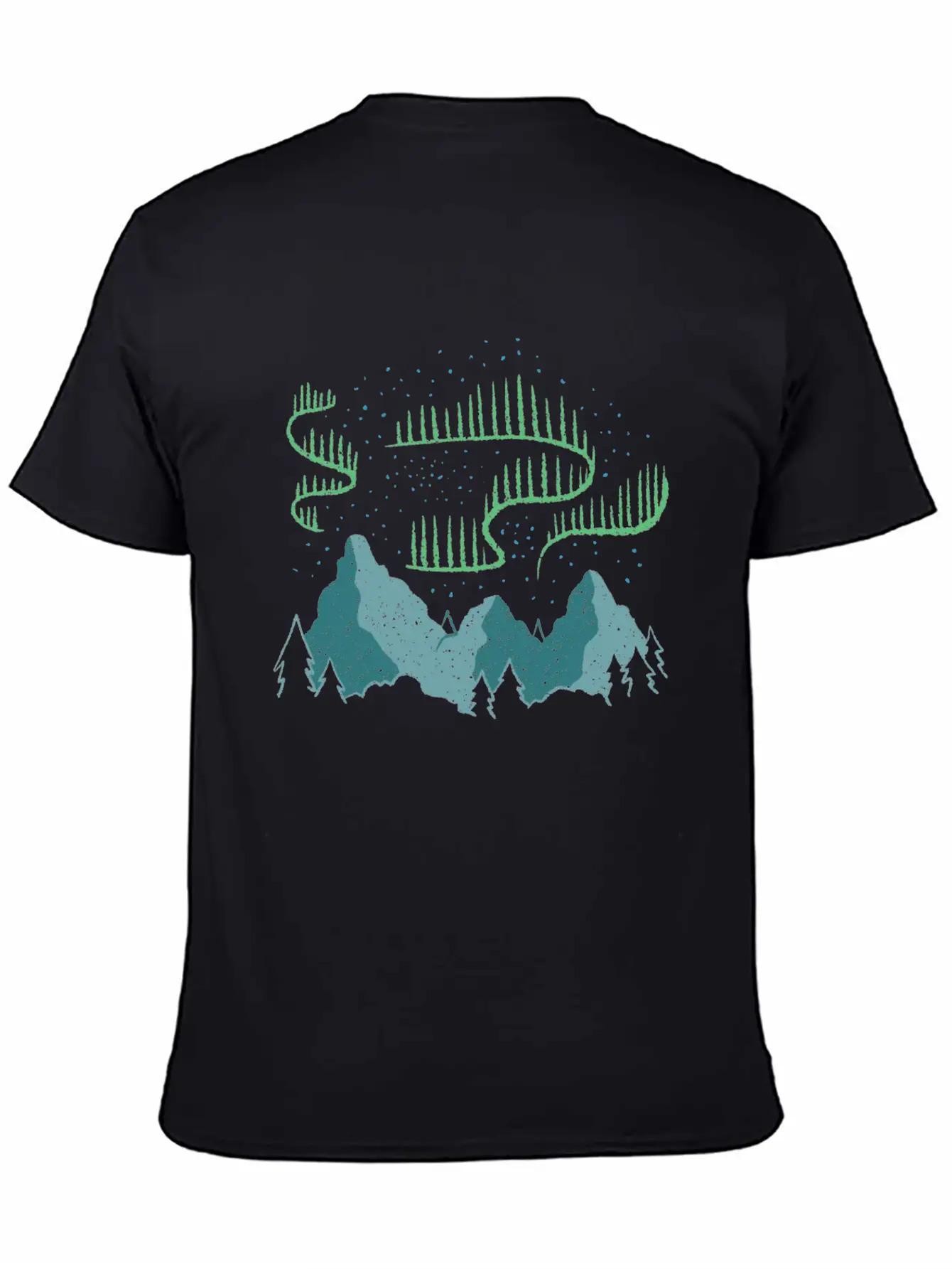 Northern Lights Soft Cotton Short Sleeve Tee ¨C Unisex Wardrobe Staple