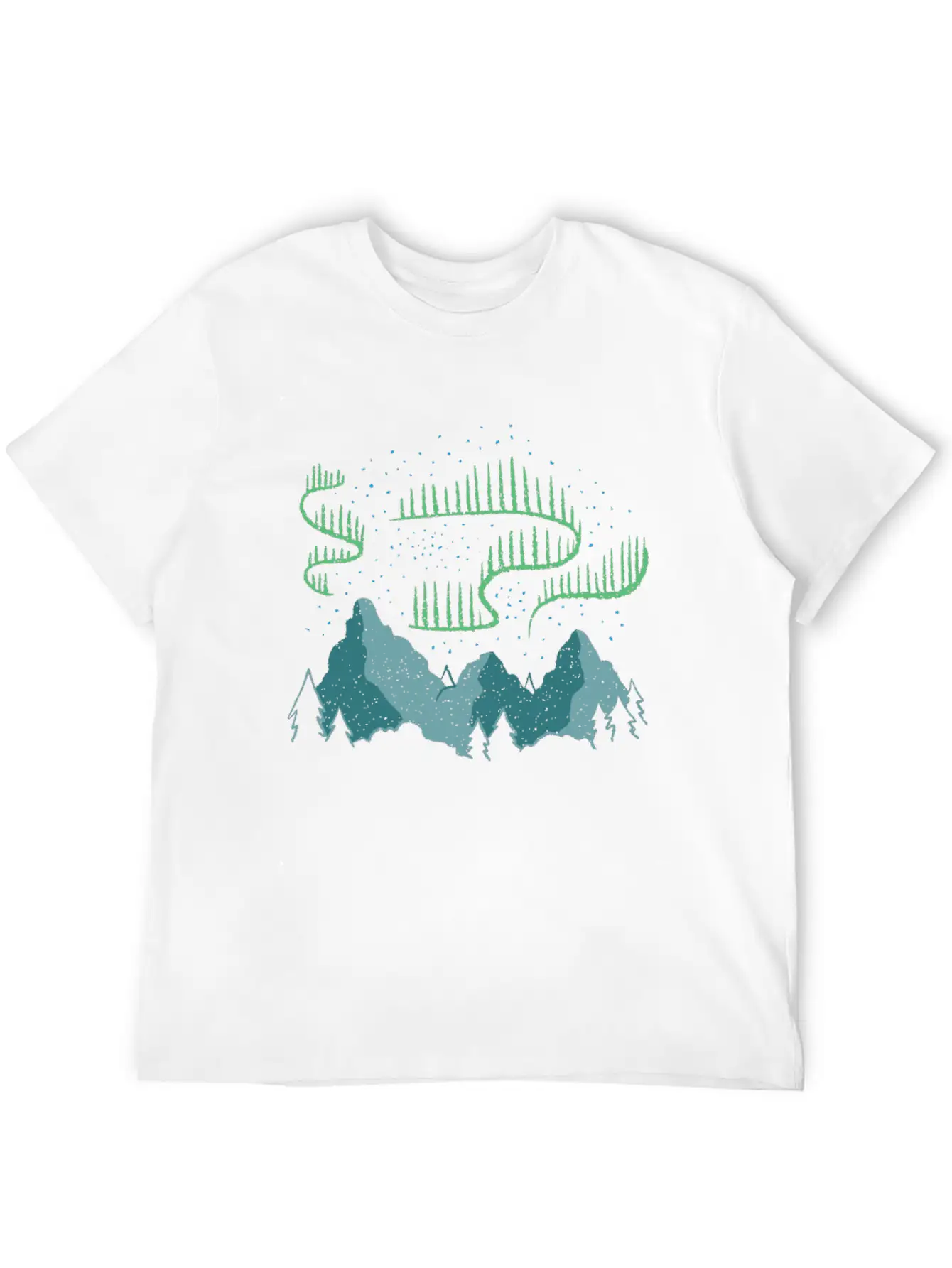 Northern Lights Soft Cotton Short Sleeve Tee ¨C Unisex Wardrobe Staple