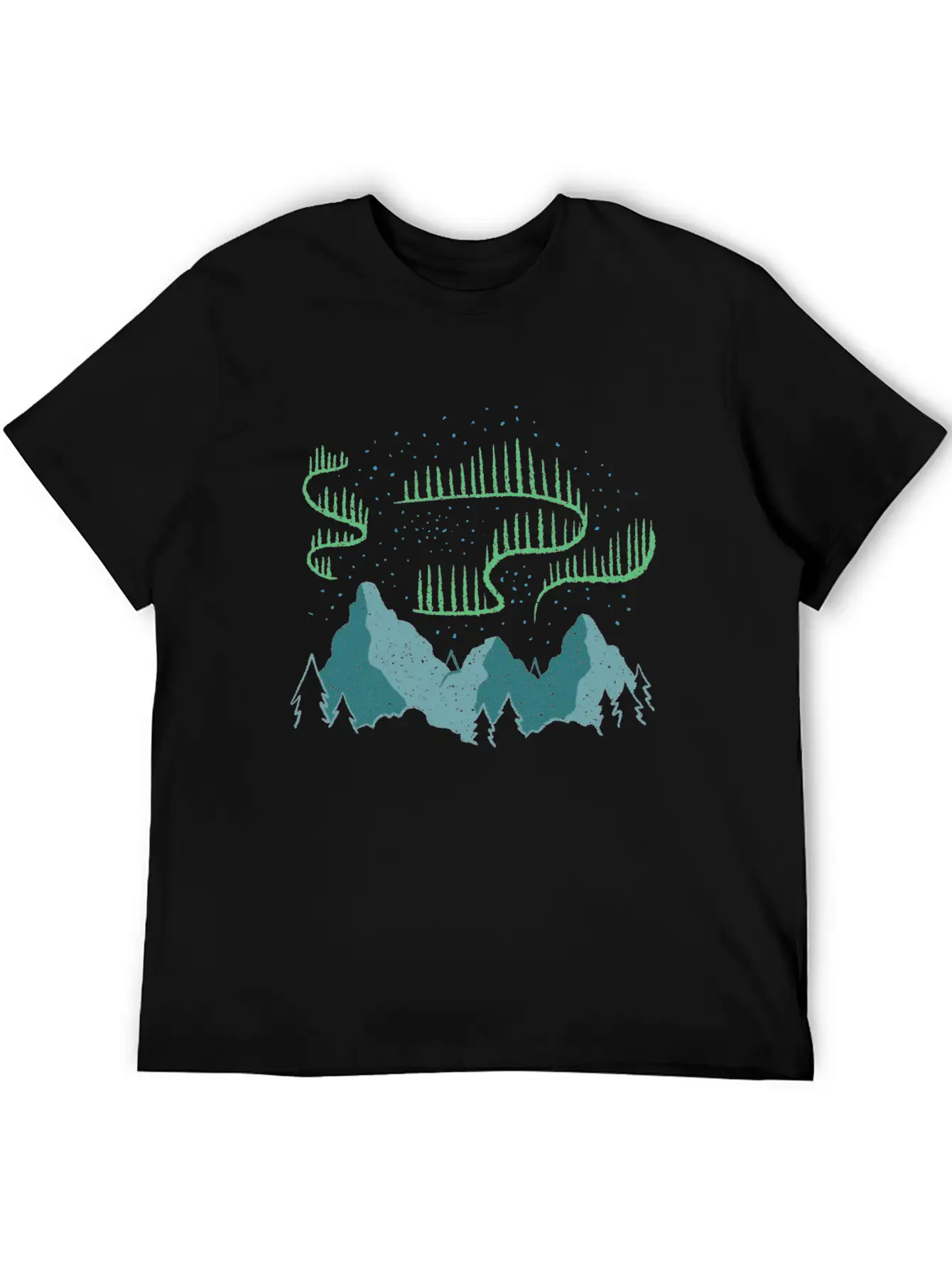 Northern Lights Soft Cotton Short Sleeve Tee ¨C Unisex Wardrobe Staple