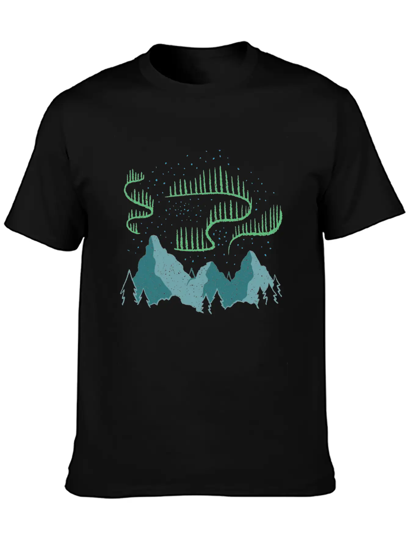 Northern Lights Soft Cotton Short Sleeve Tee ¨C Unisex Wardrobe Staple