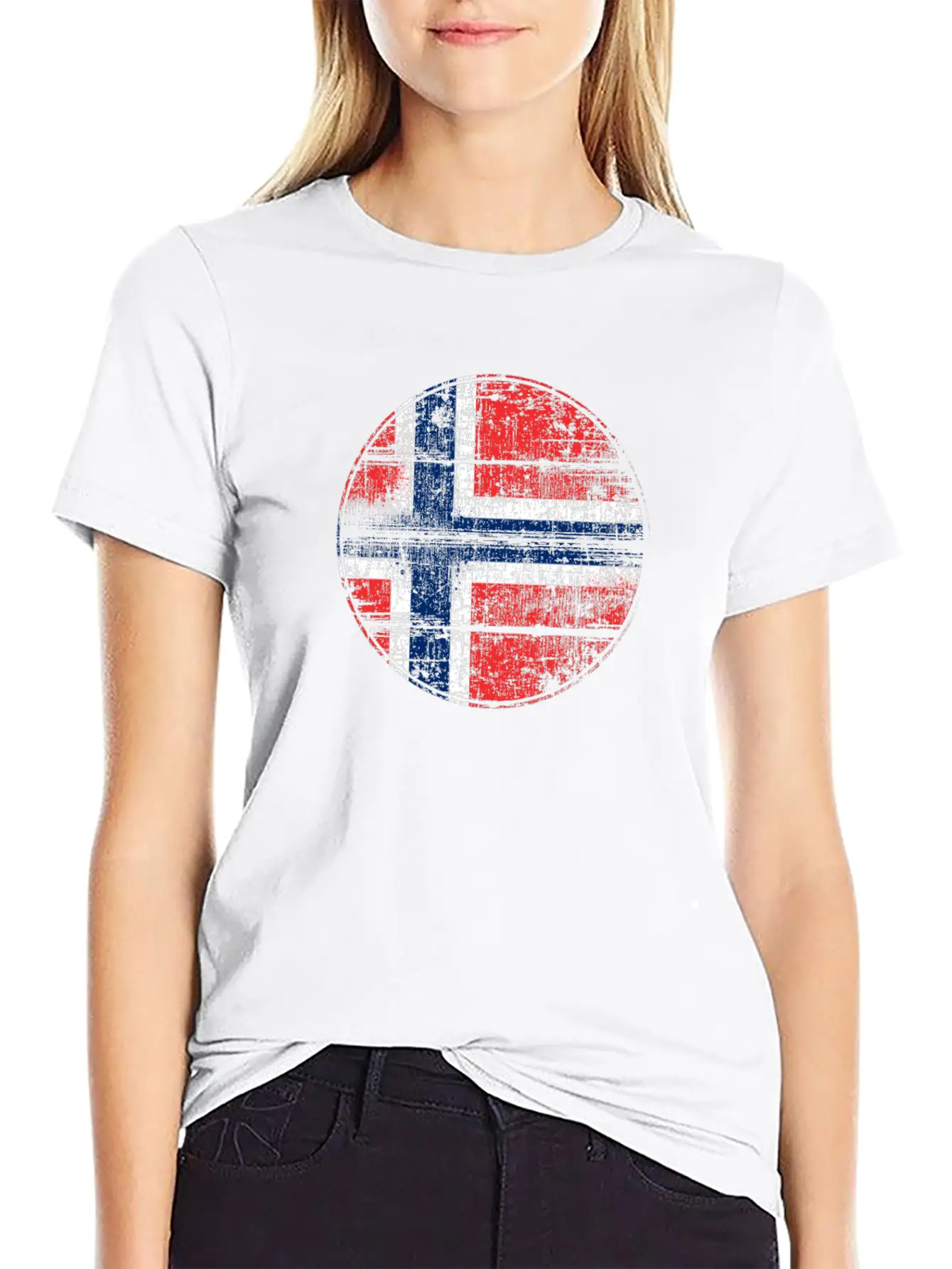 Norway Flag Essential Cotton Tee For Daily Outfits ¨C Unisex Style