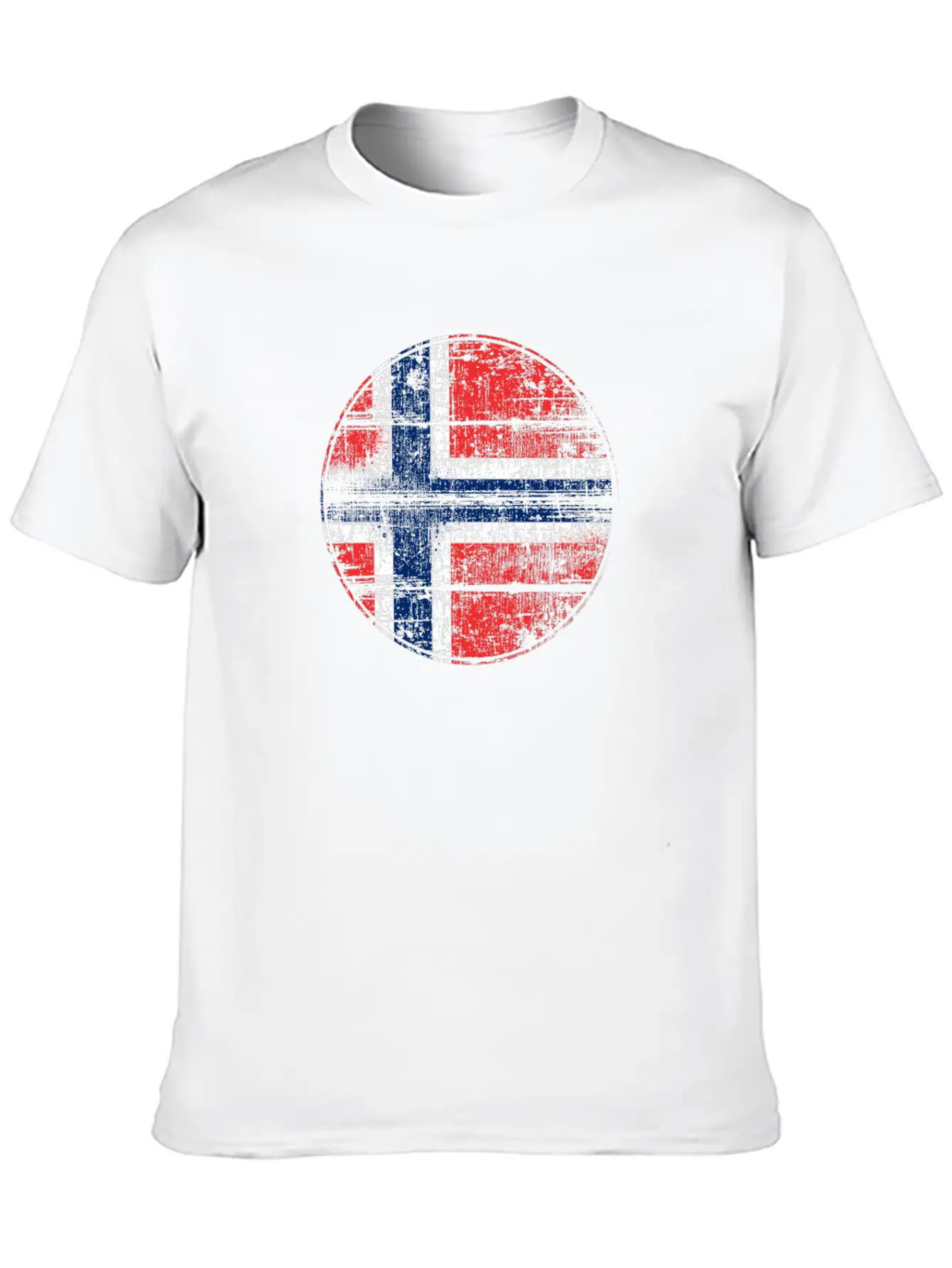Norway Flag Essential Cotton Tee For Daily Outfits ¨C Unisex Style