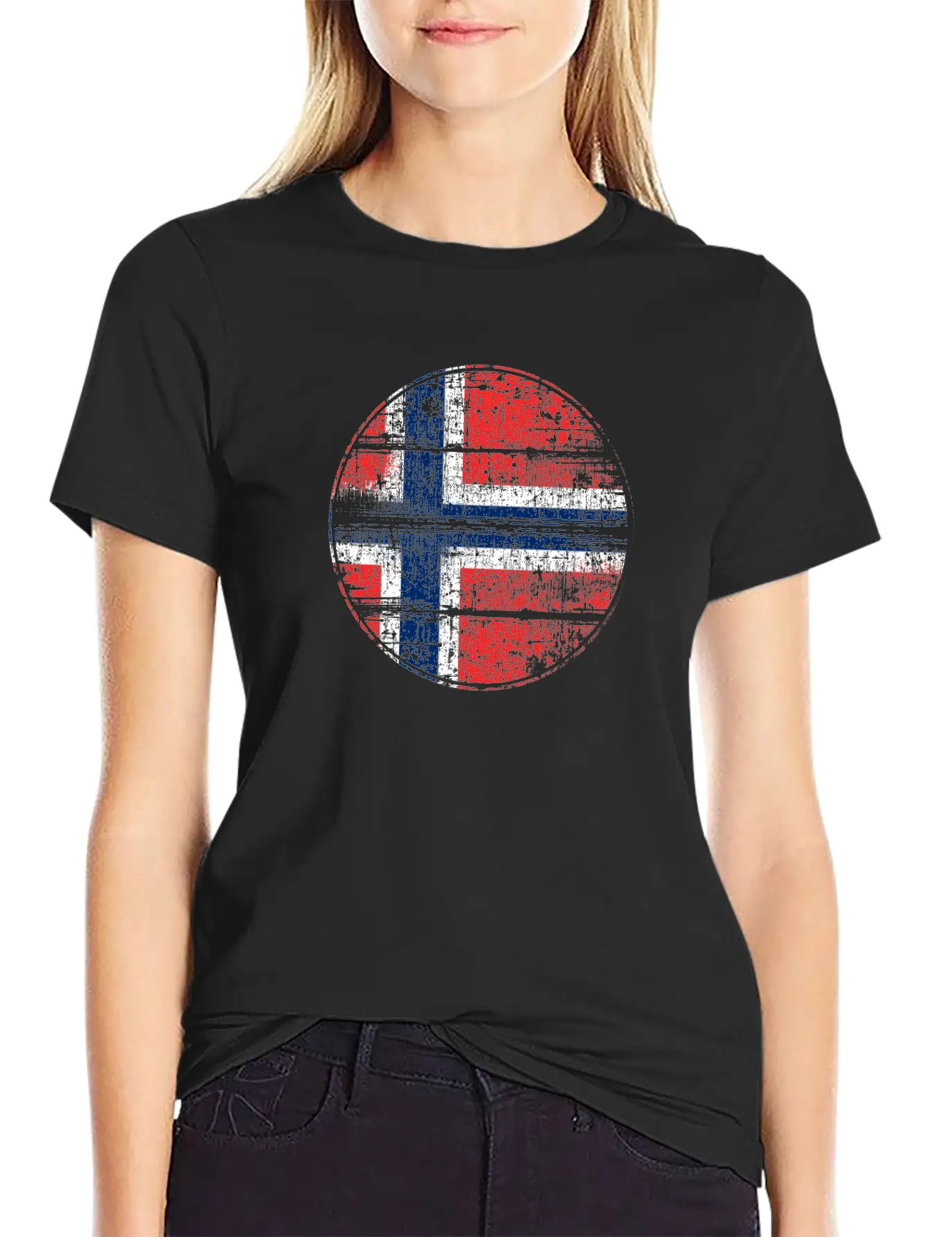 Norway Flag Essential Cotton Tee For Daily Outfits ¨C Unisex Style