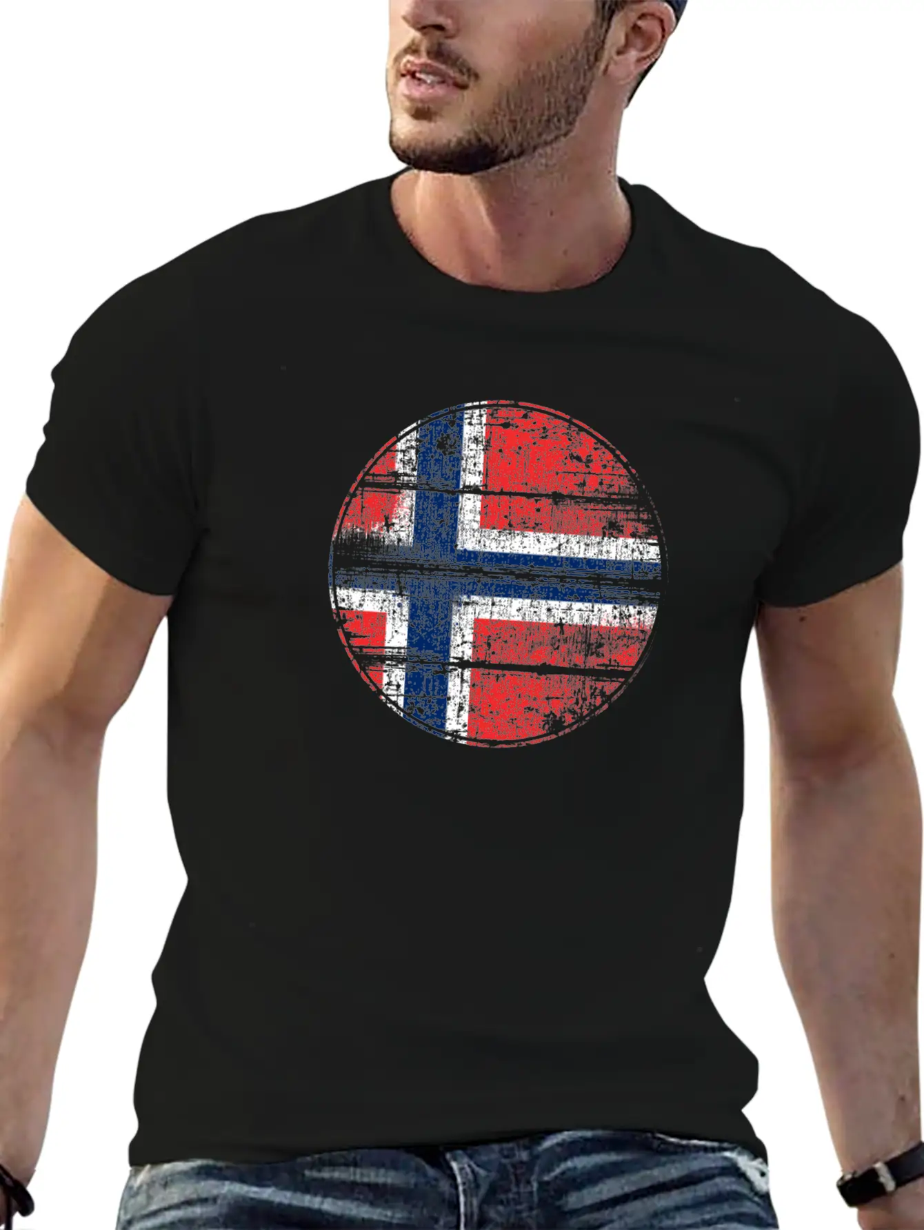 Norway Flag Essential Cotton Tee For Daily Outfits ¨C Unisex Style