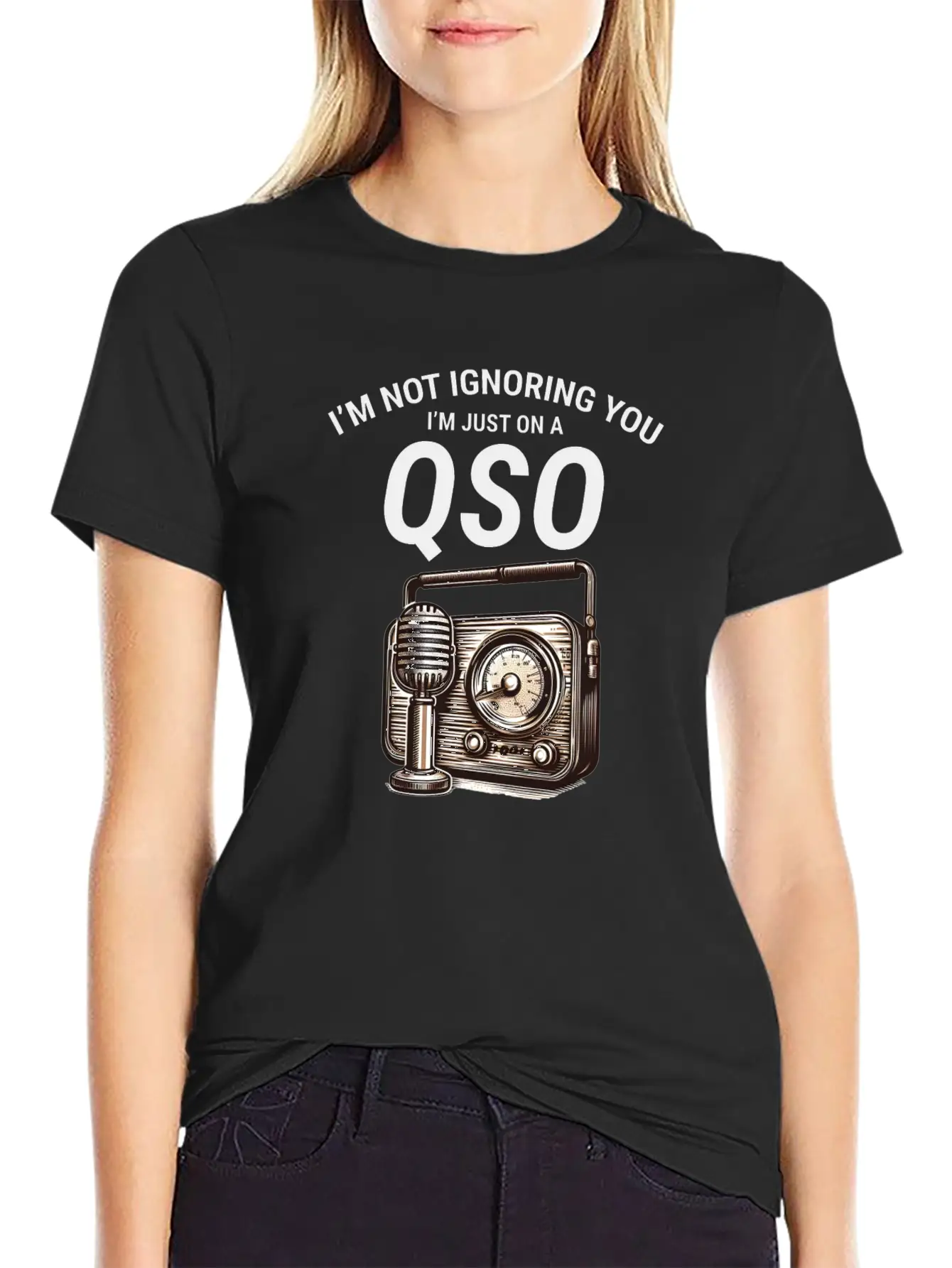 Nostalgic QSO Vintage Ham Radio Operator Classic Soft Cotton Short Sleeve Tee ¨C Unisex Wardrobe Staple
