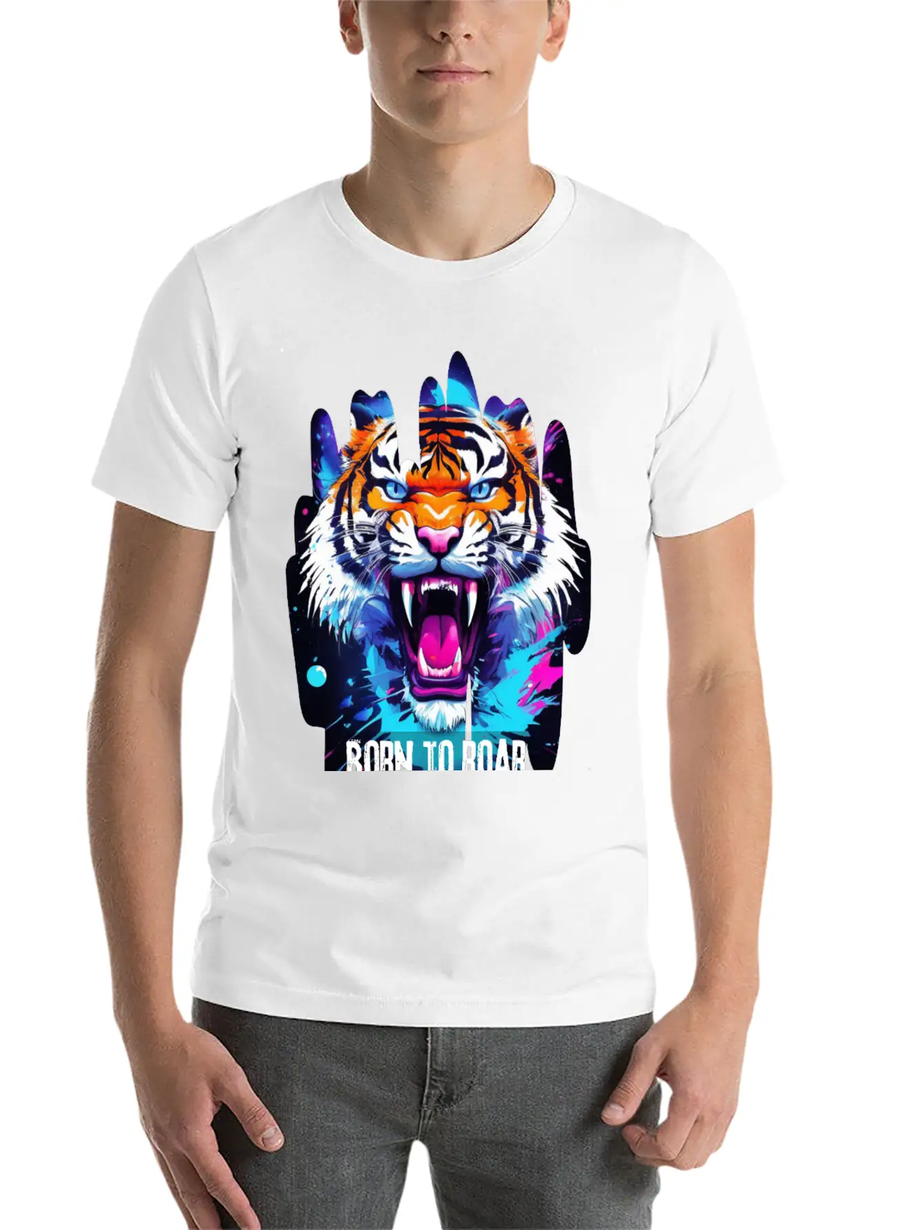Not To Whisper Tiger Soft Cotton Short Sleeve Tee ¨C Unisex Wardrobe Staple