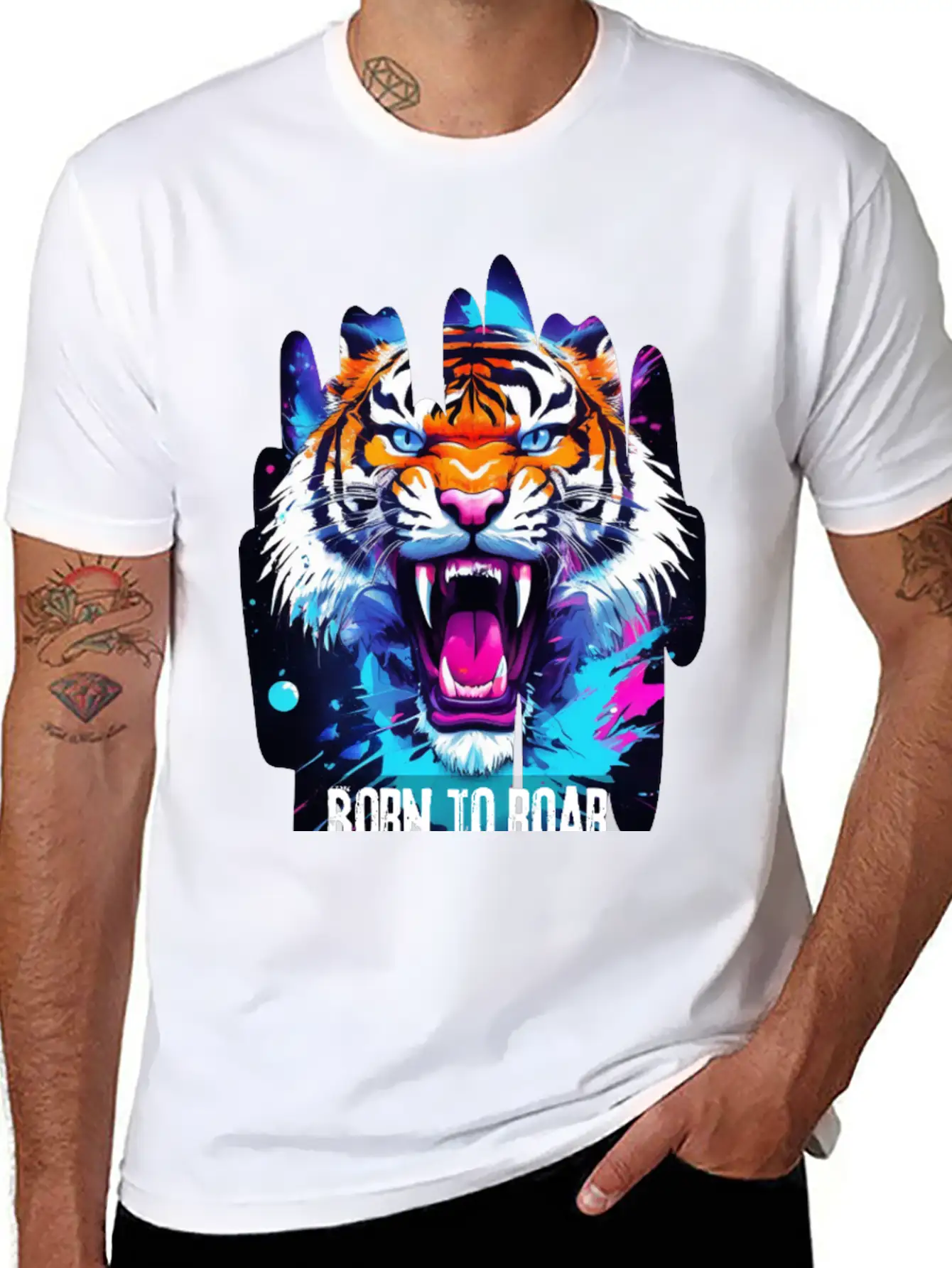 Not To Whisper Tiger Soft Cotton Short Sleeve Tee ¨C Unisex Wardrobe Staple