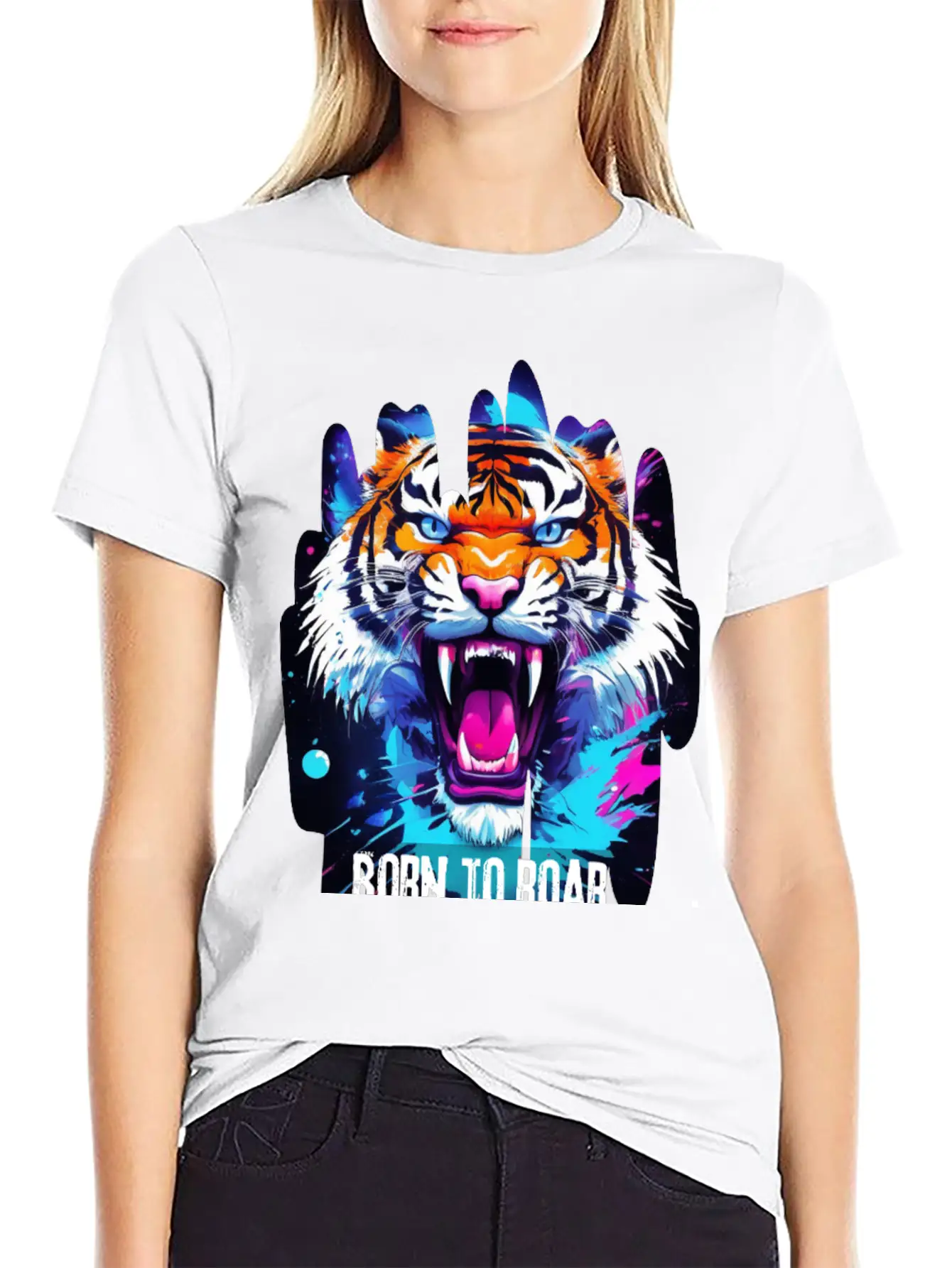 Not To Whisper Tiger Soft Cotton Short Sleeve Tee ¨C Unisex Wardrobe Staple