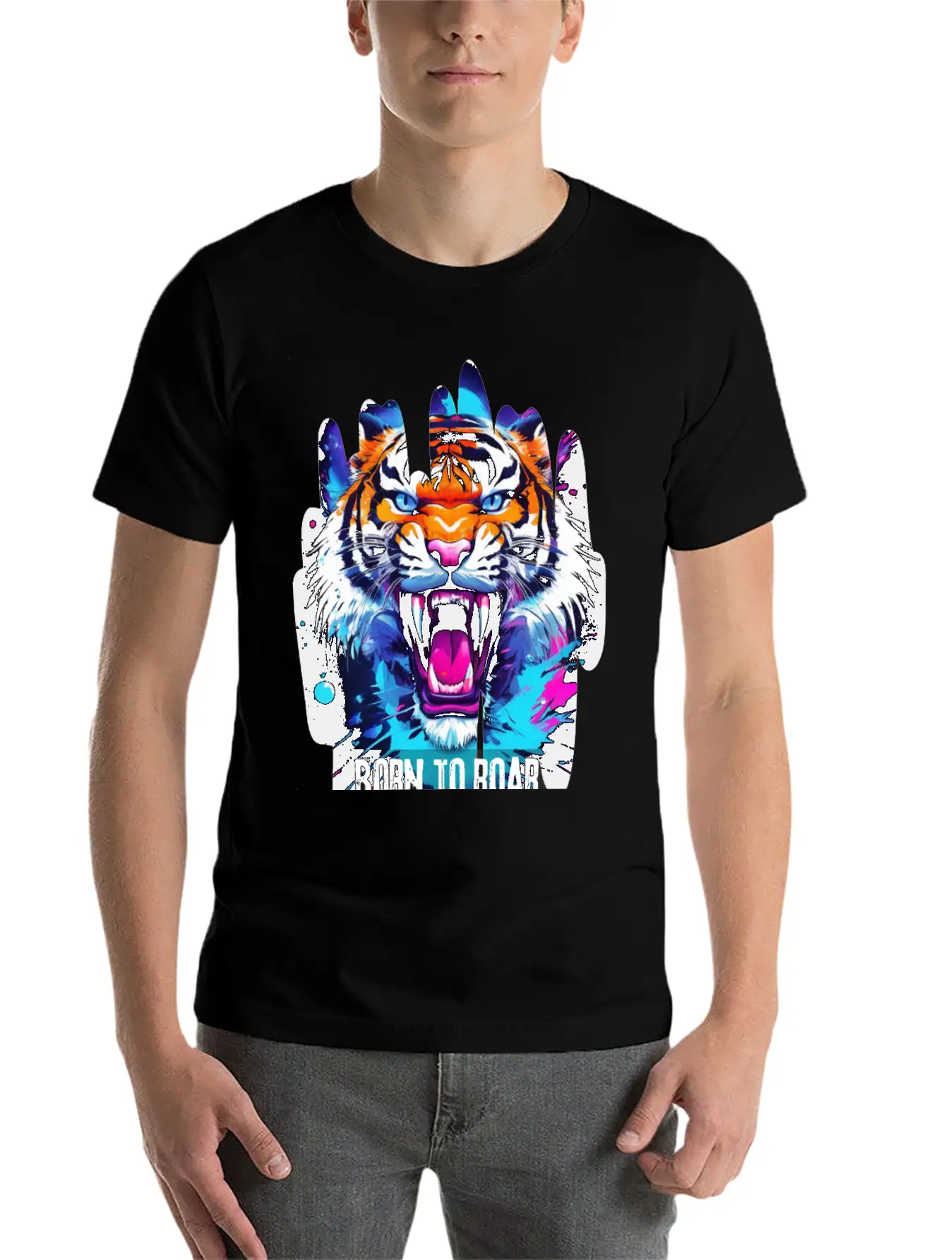 Not To Whisper Tiger Soft Cotton Short Sleeve Tee ¨C Unisex Wardrobe Staple