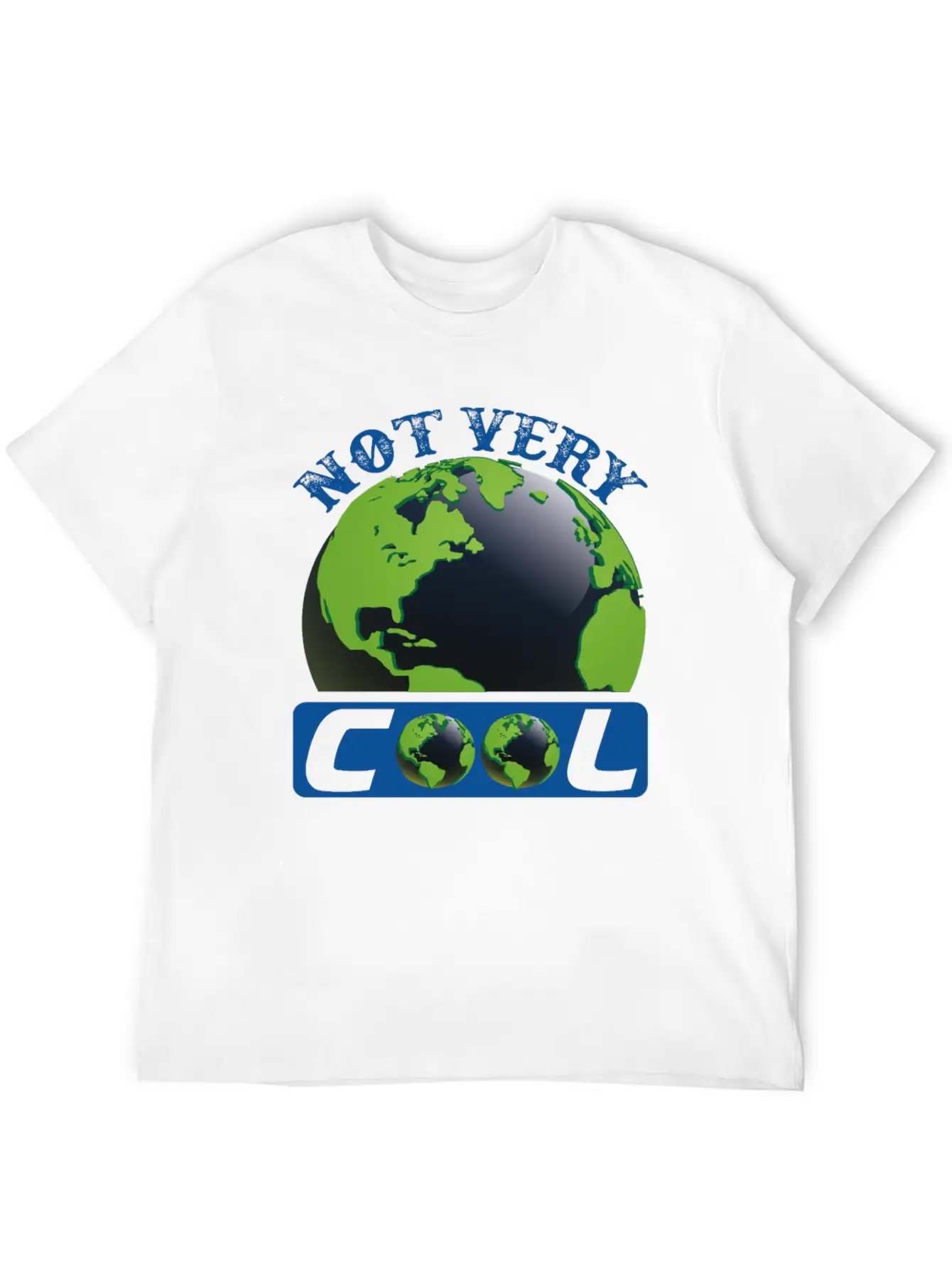 Not Very Cool Earth Protection Support Quotes Essential Cotton Tee For Daily Outfits ¨C Unisex Style