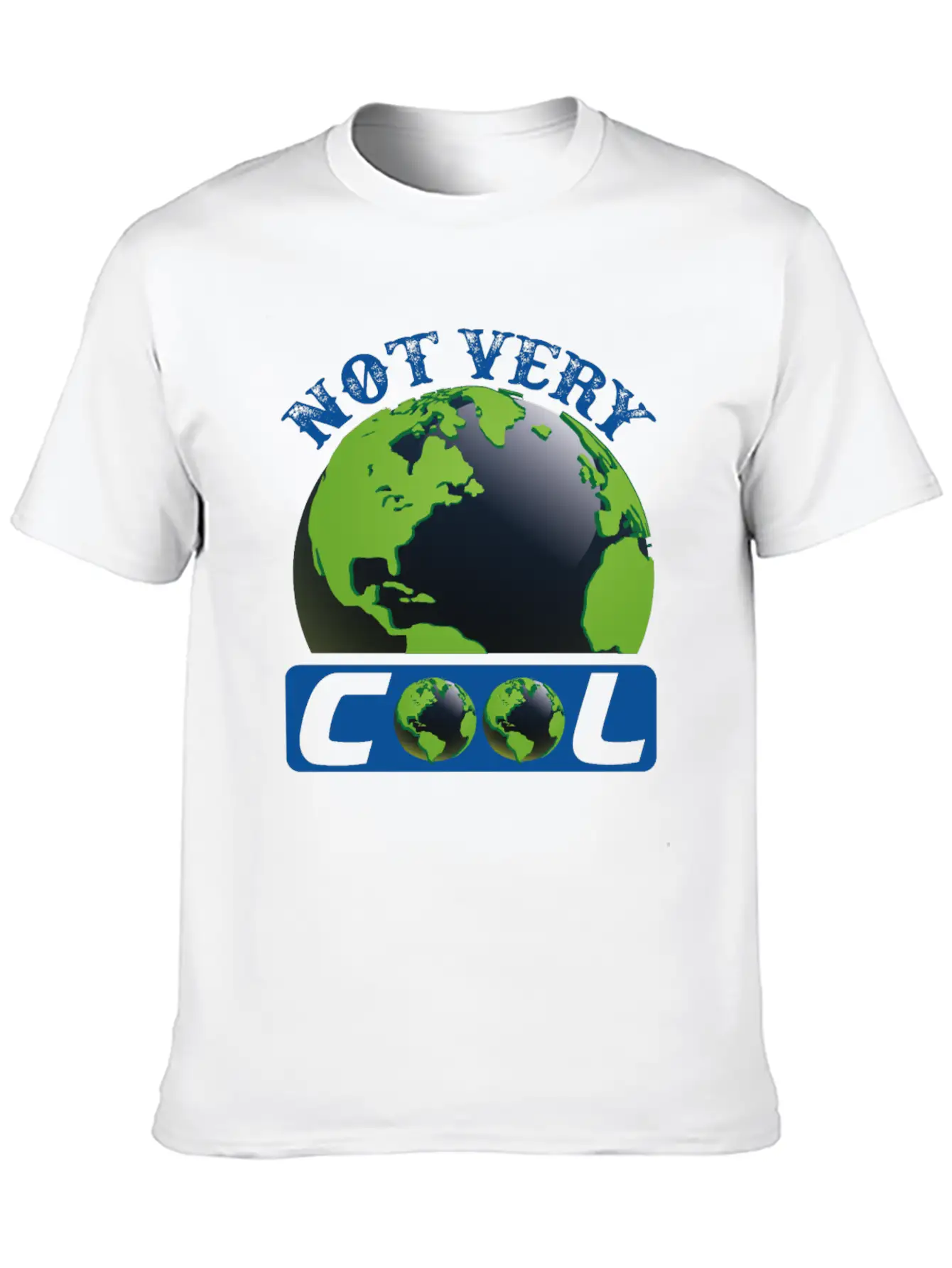 Not Very Cool Earth Protection Support Quotes Essential Cotton Tee For Daily Outfits ¨C Unisex Style