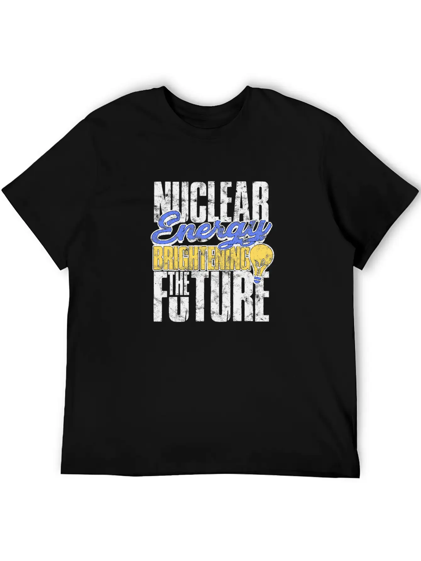 Nuclear Energy: Brightening The Future - Nuclear Basic Graphic T-Shirt ¨C Daily Comfort In Soft Cotton
