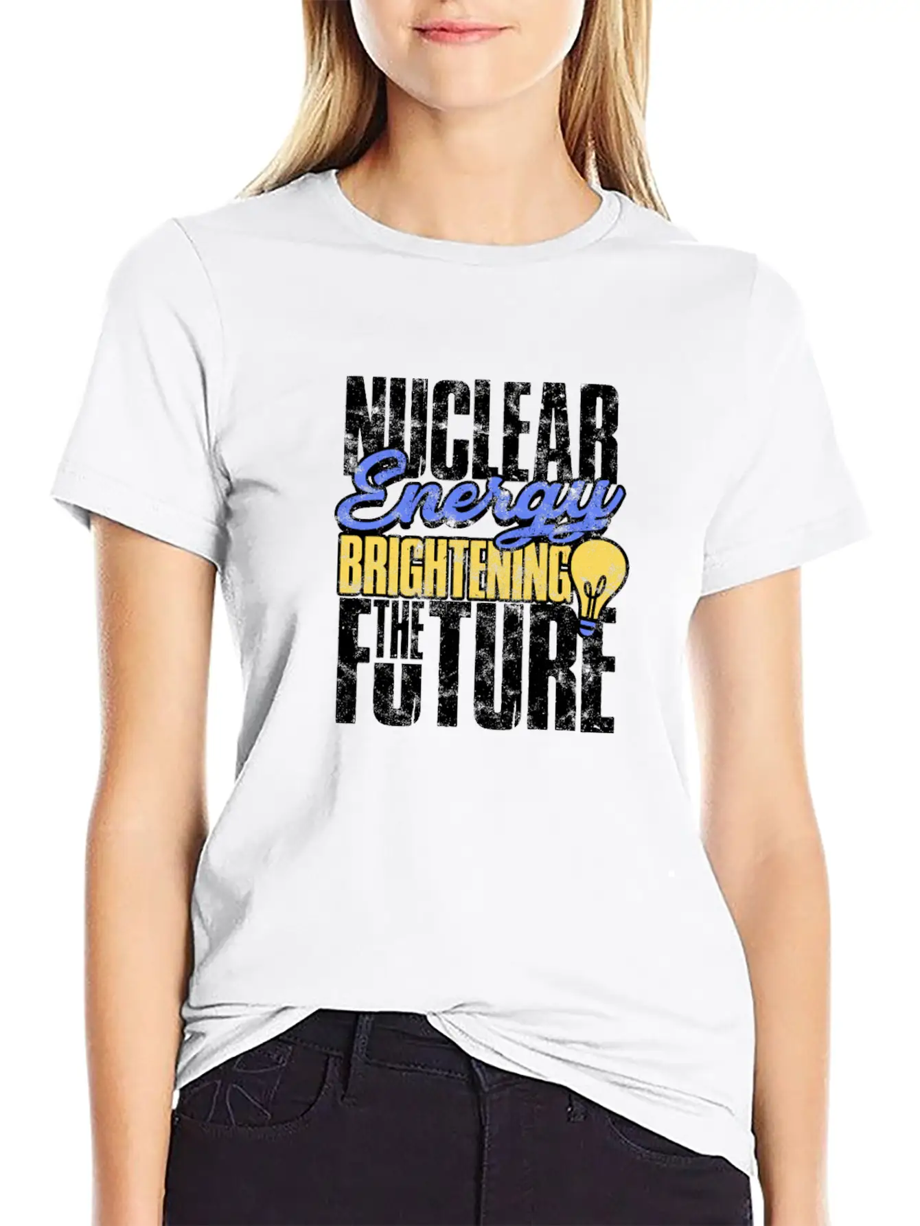 Nuclear Energy: Brightening The Future - Nuclear Basic Graphic T-Shirt ¨C Daily Comfort In Soft Cotton