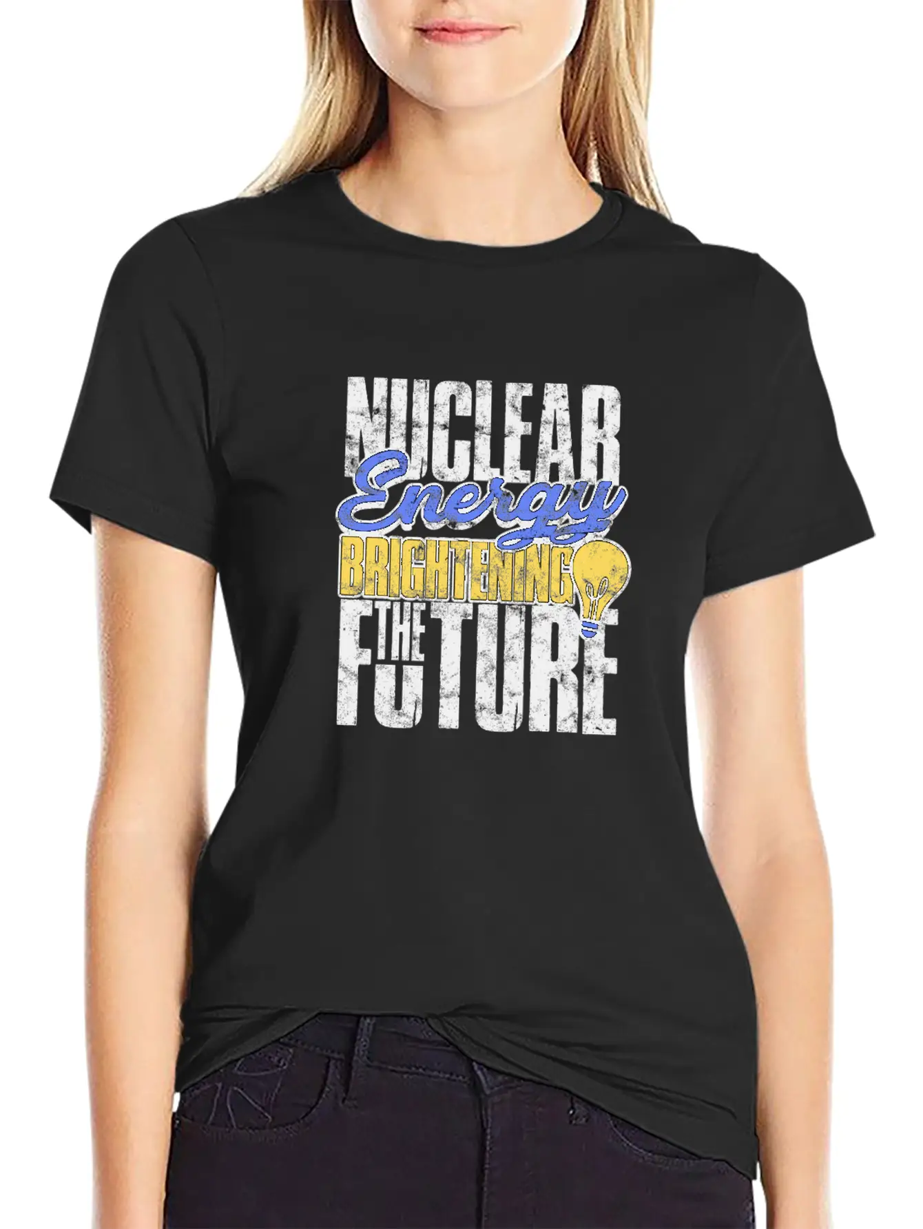 Nuclear Energy: Brightening The Future - Nuclear Basic Graphic T-Shirt ¨C Daily Comfort In Soft Cotton