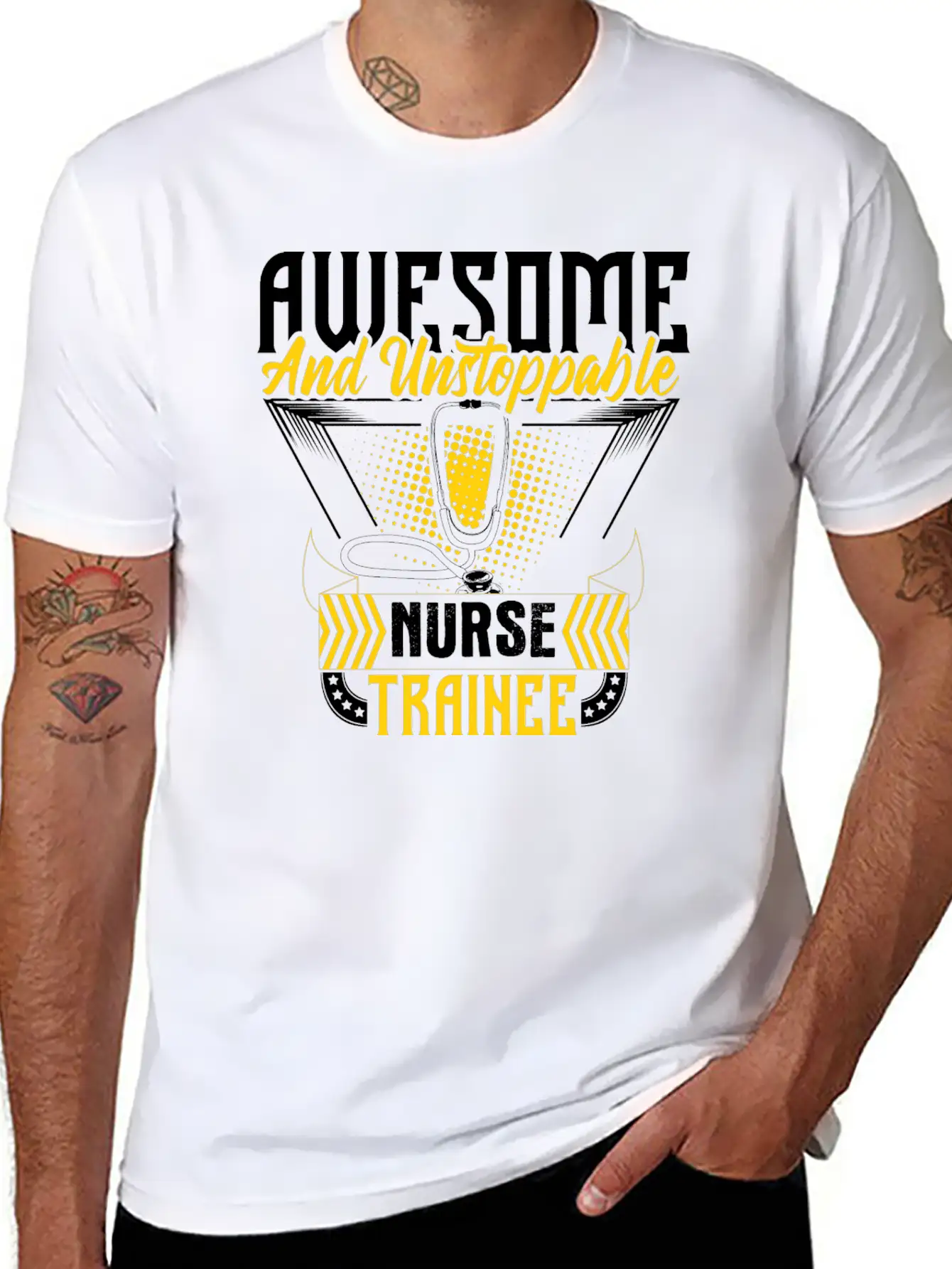 Nurse In Training Hospital Essential Cotton Tee For Daily Outfits ¨C Unisex Style