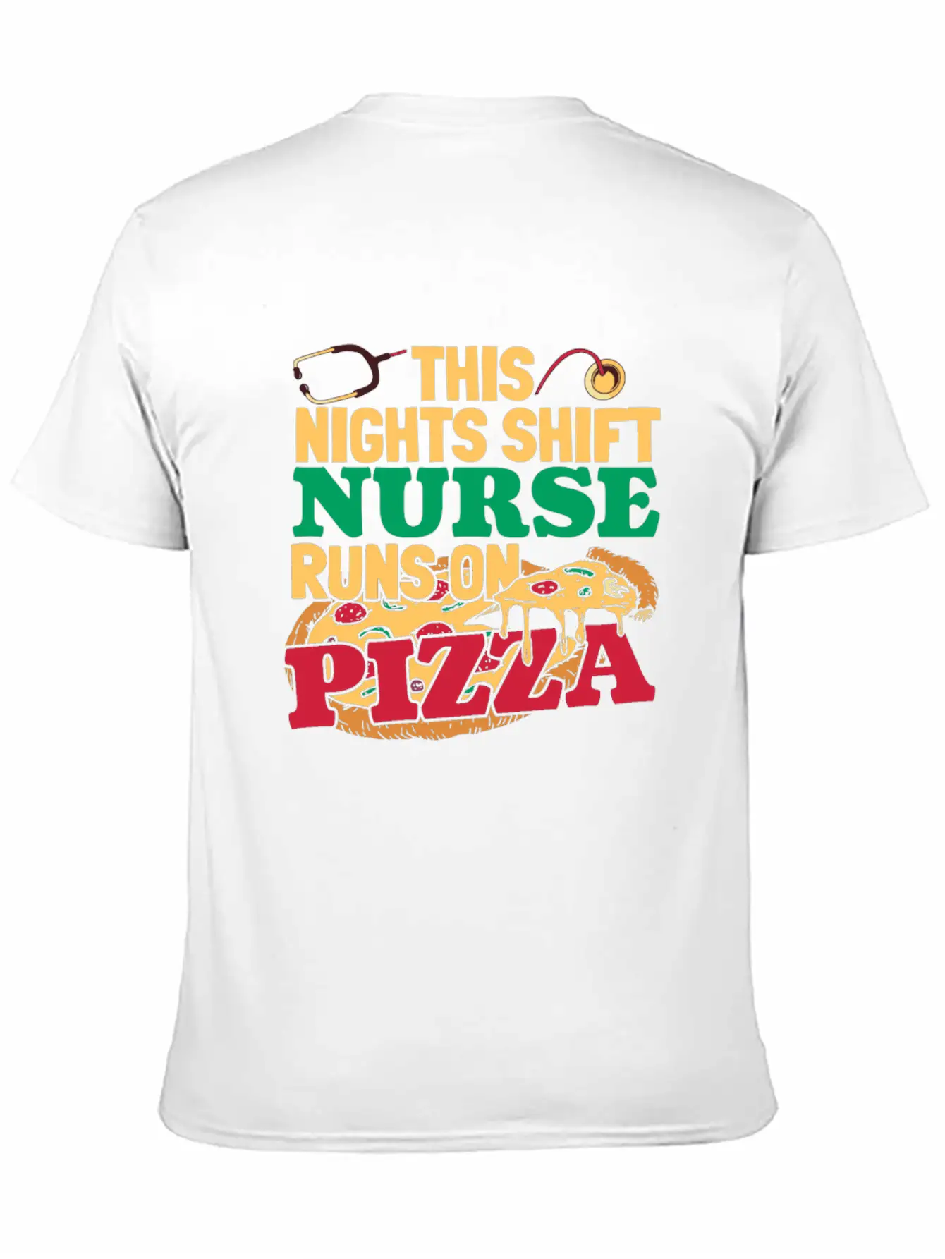 Nurse Nursing Pizza Soft Cotton Short Sleeve Tee ¨C Unisex Wardrobe Staple